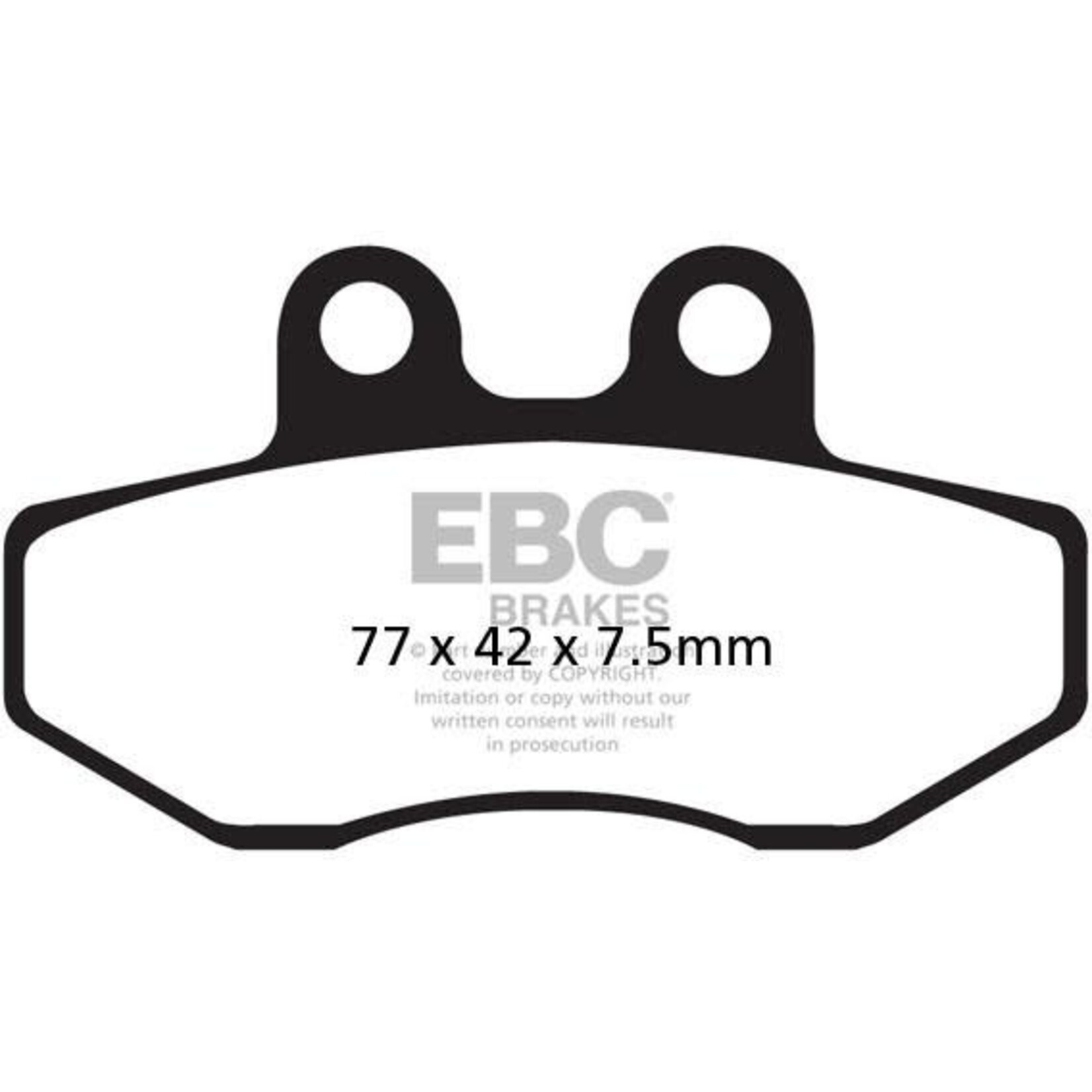 EBC EBC brake pad FA167 KEV