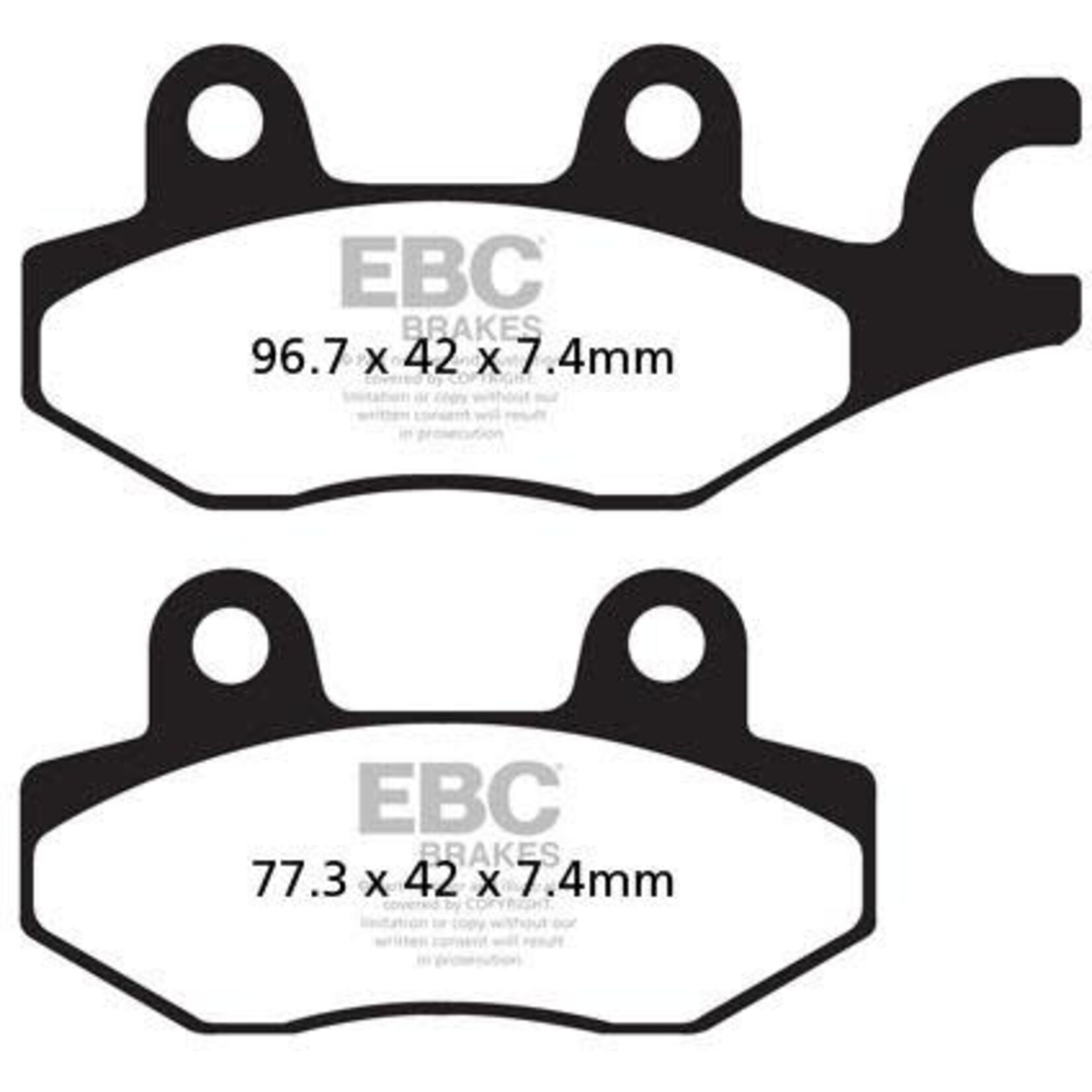 EBC EBC brake pad FA165R SINTERED R