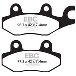 EBC EBC brake pad FA165 TT