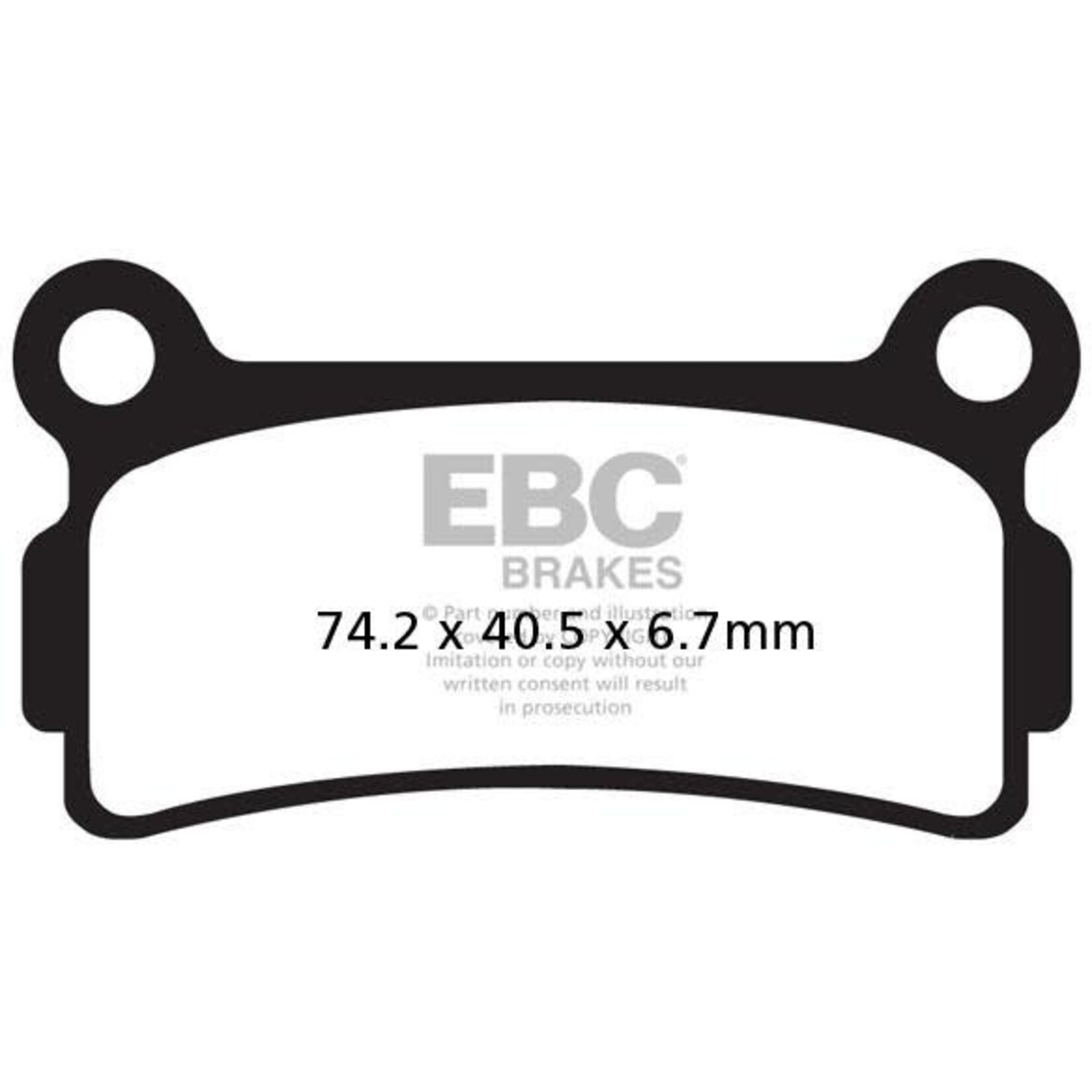 EBC EBC brake pad FA164 KEVLAR (beta)