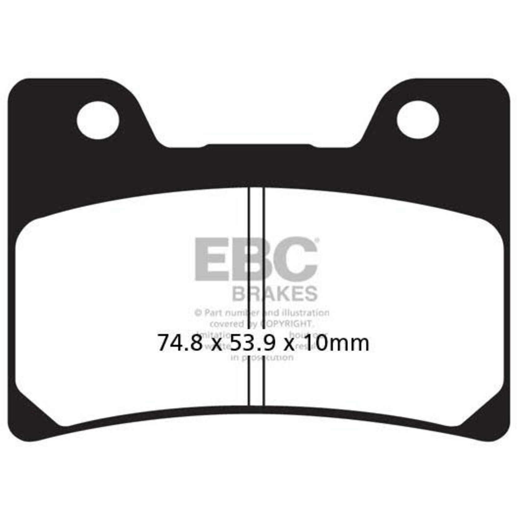 EBC EBC brake pad FA160 KEVLAR