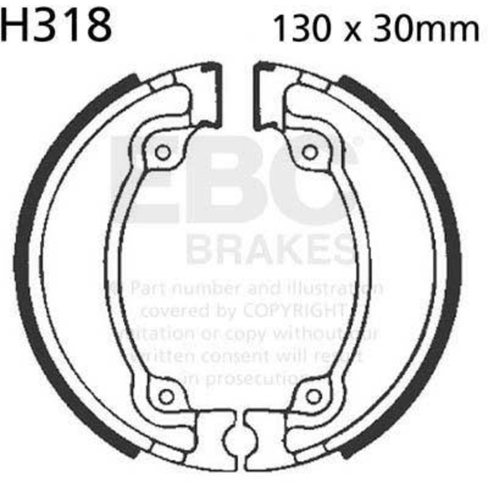 EBC EBC Remschoen stel H318