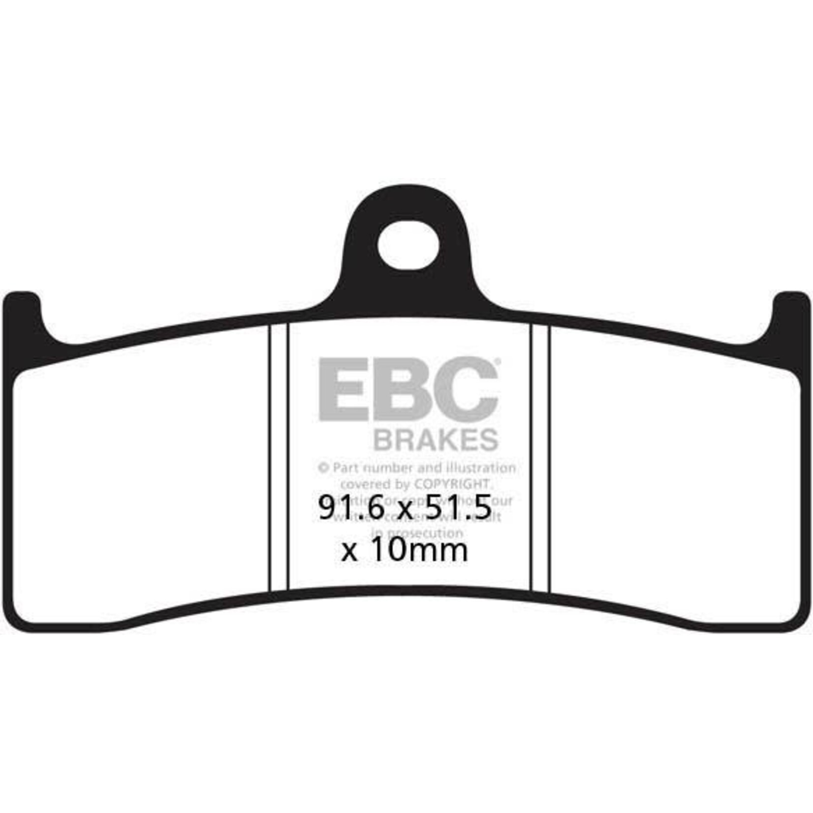 EBC EBC brake pad FA249 [MA176]