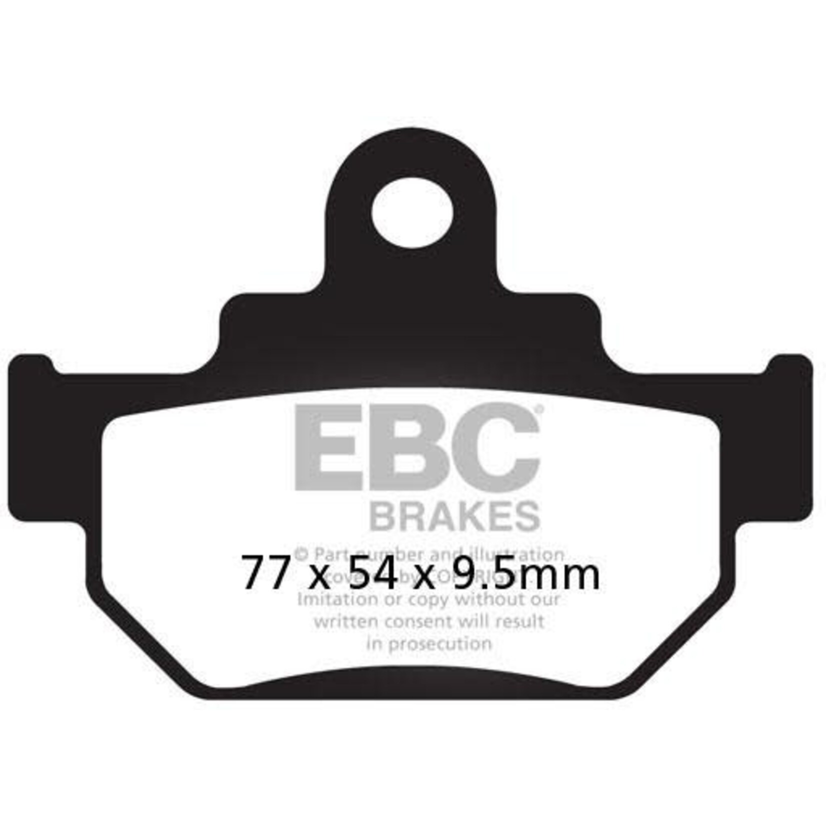 EBC EBC brake pad FA106/2 KEVLAR [MA82]