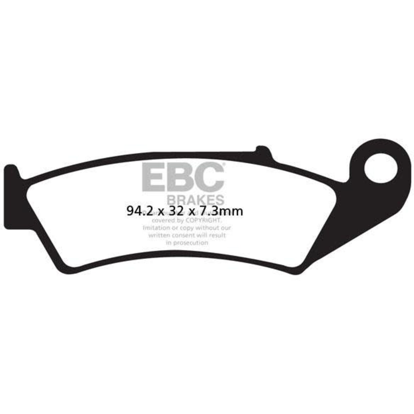 EBC EBC brake pad FA125 MX-S [MO103]
