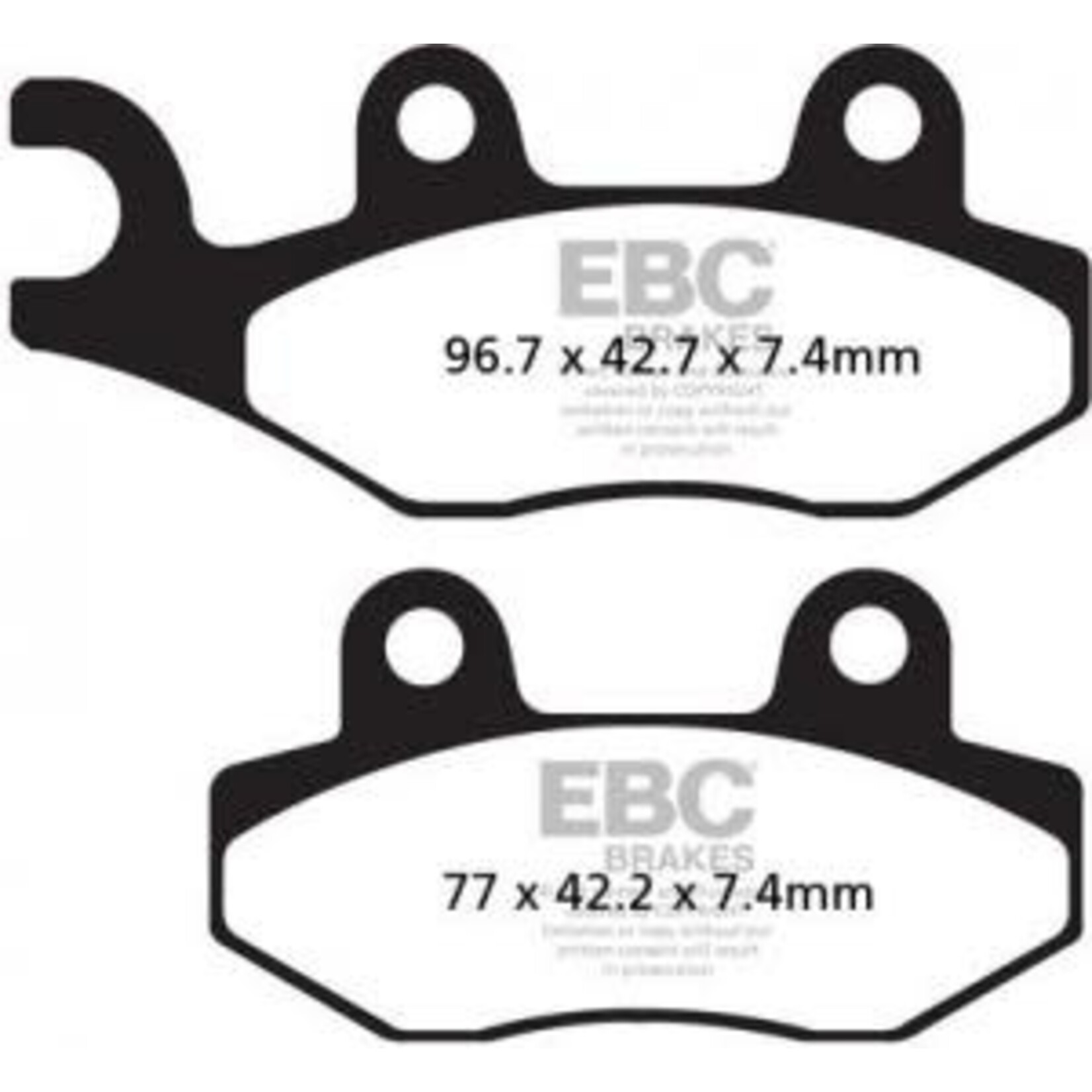 EBC EBC brake pad MXS 135 [MO111]