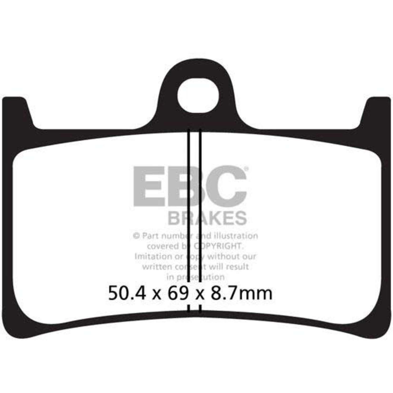 EBC EBC brake pad SFA252HH [MSS134]