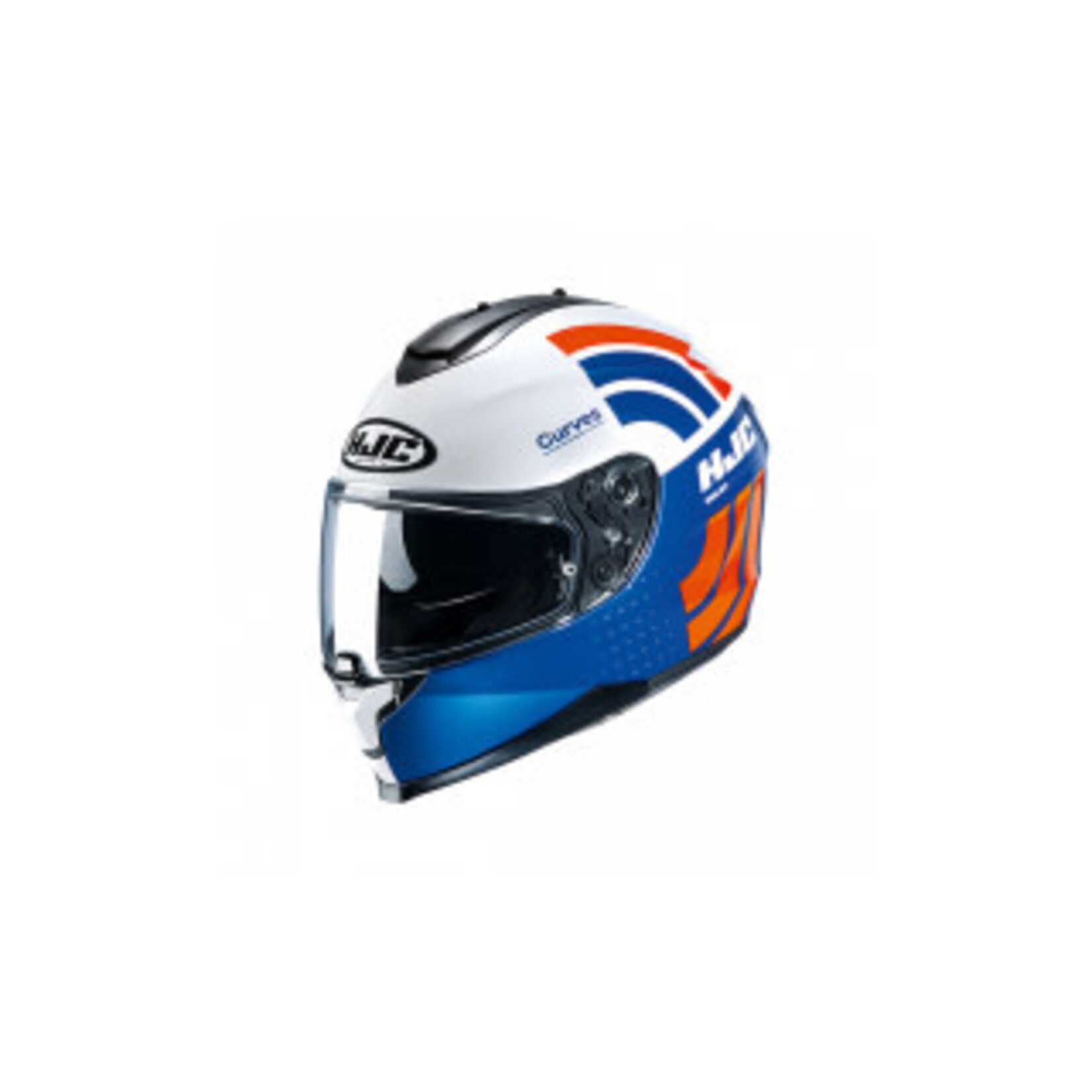HJC HJC helmet c70 curves white/blue/red
