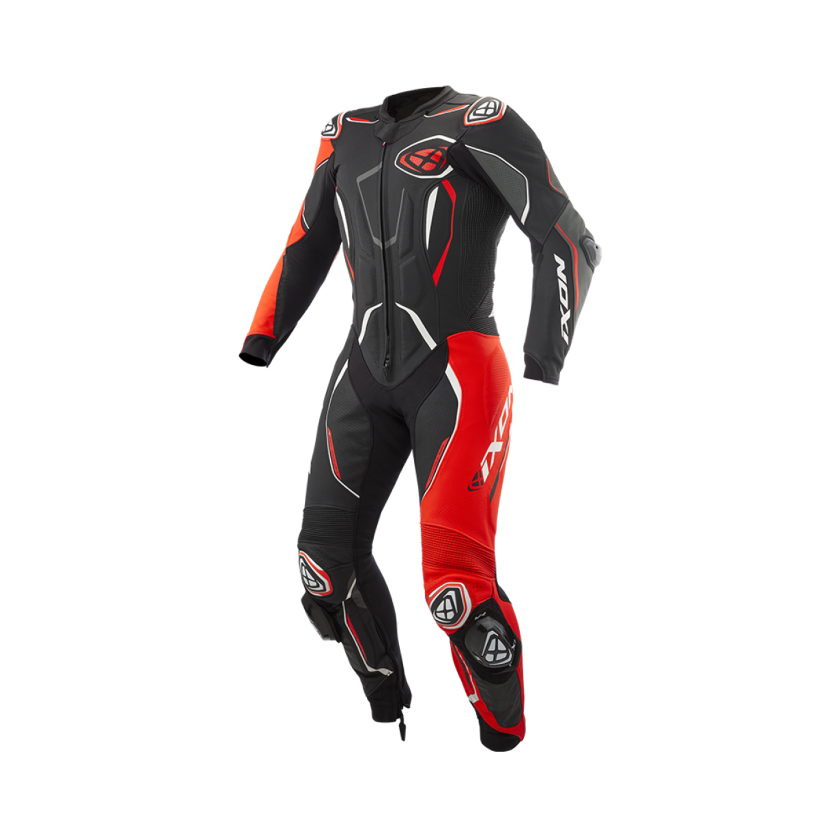 Ixon Ixon combi leather 1pc demonio black/red/white