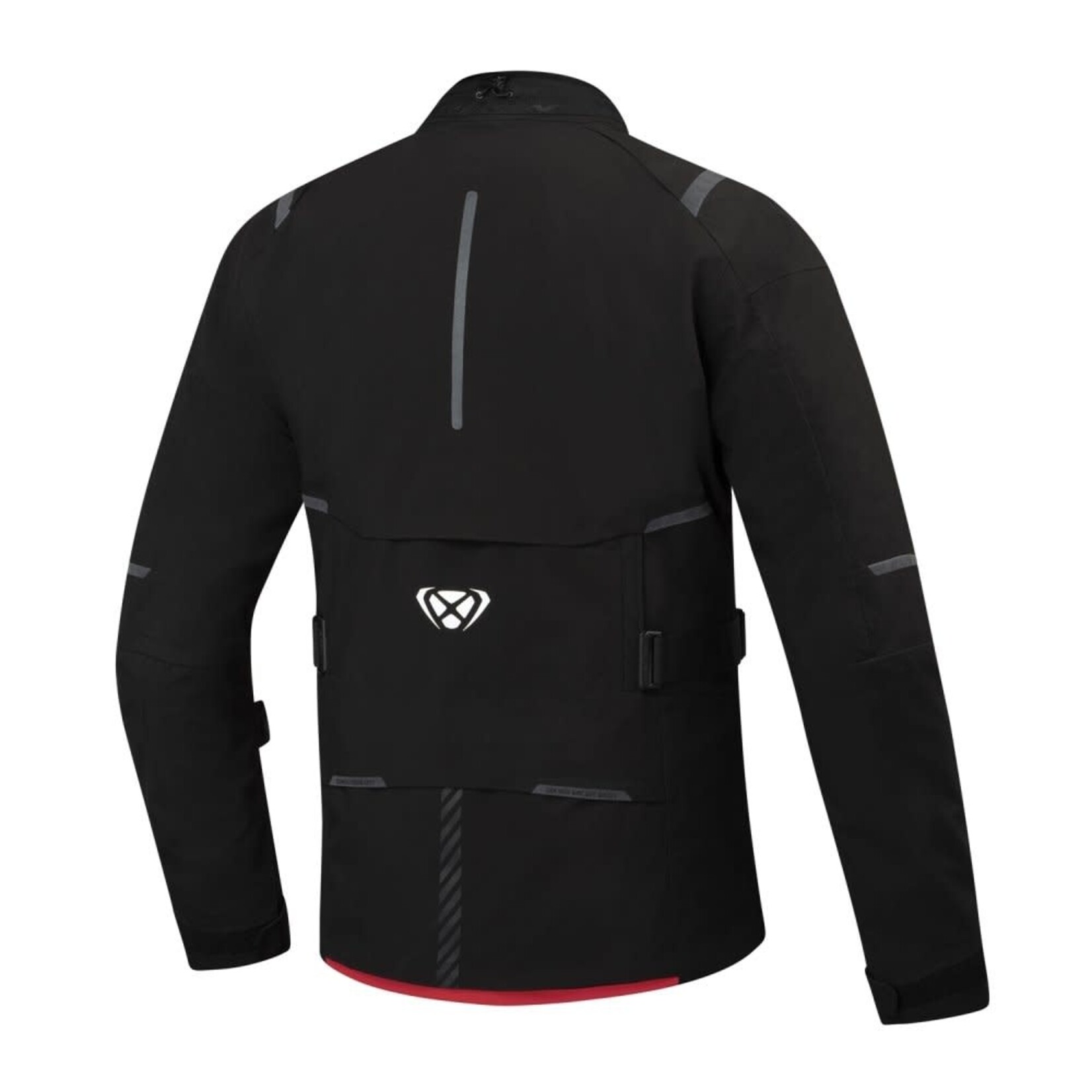 Ixon Ixon jacket textile m-skeid black/bright red