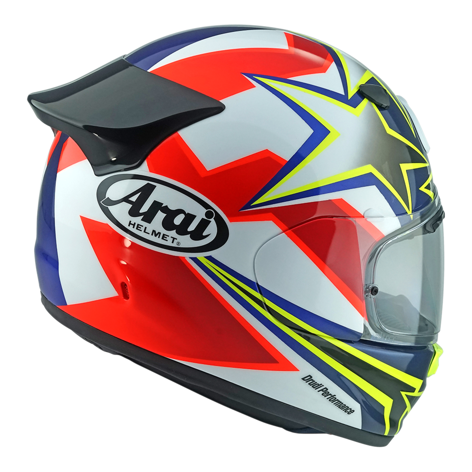 Arai Arai QUANTIC star & stripes red/blue/yellow /white