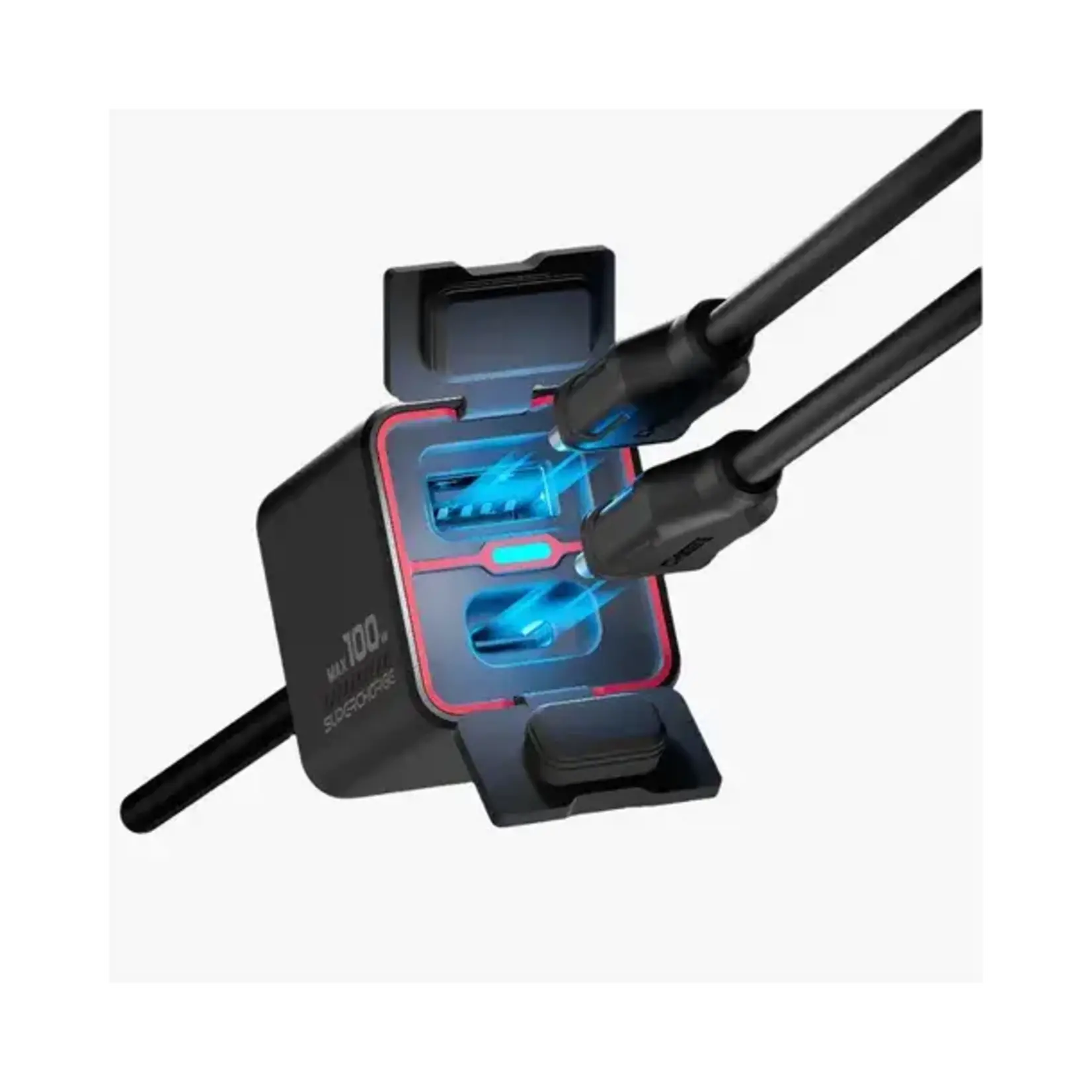 Chigee Chigee Technology TR100 2-way USB-A/C fast charger MFP0094