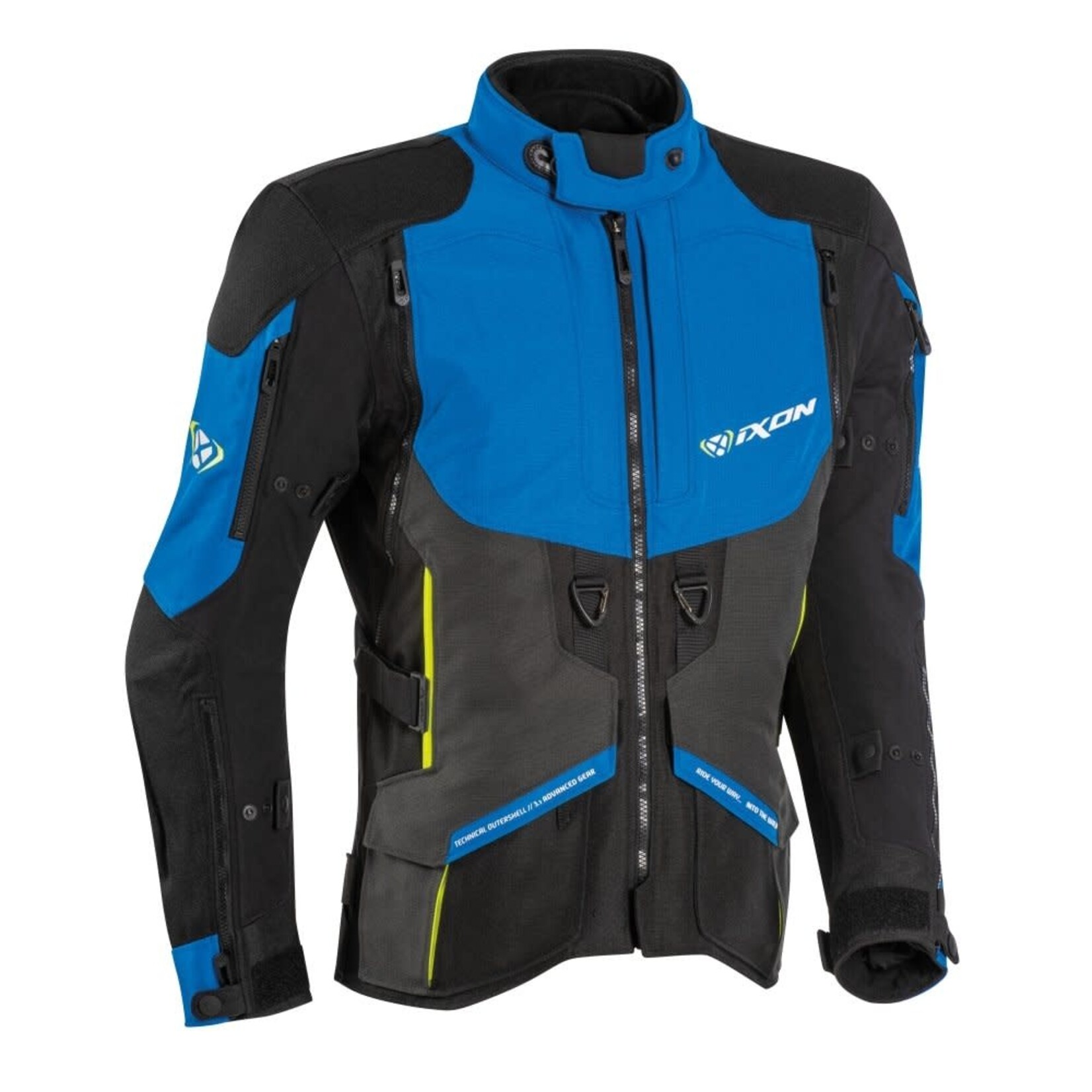 Ixon Ixon jacket textile ragnar black/anthracite/blue