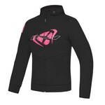 Ixon Ixon jacket textile ladies touchdown black/bright pink