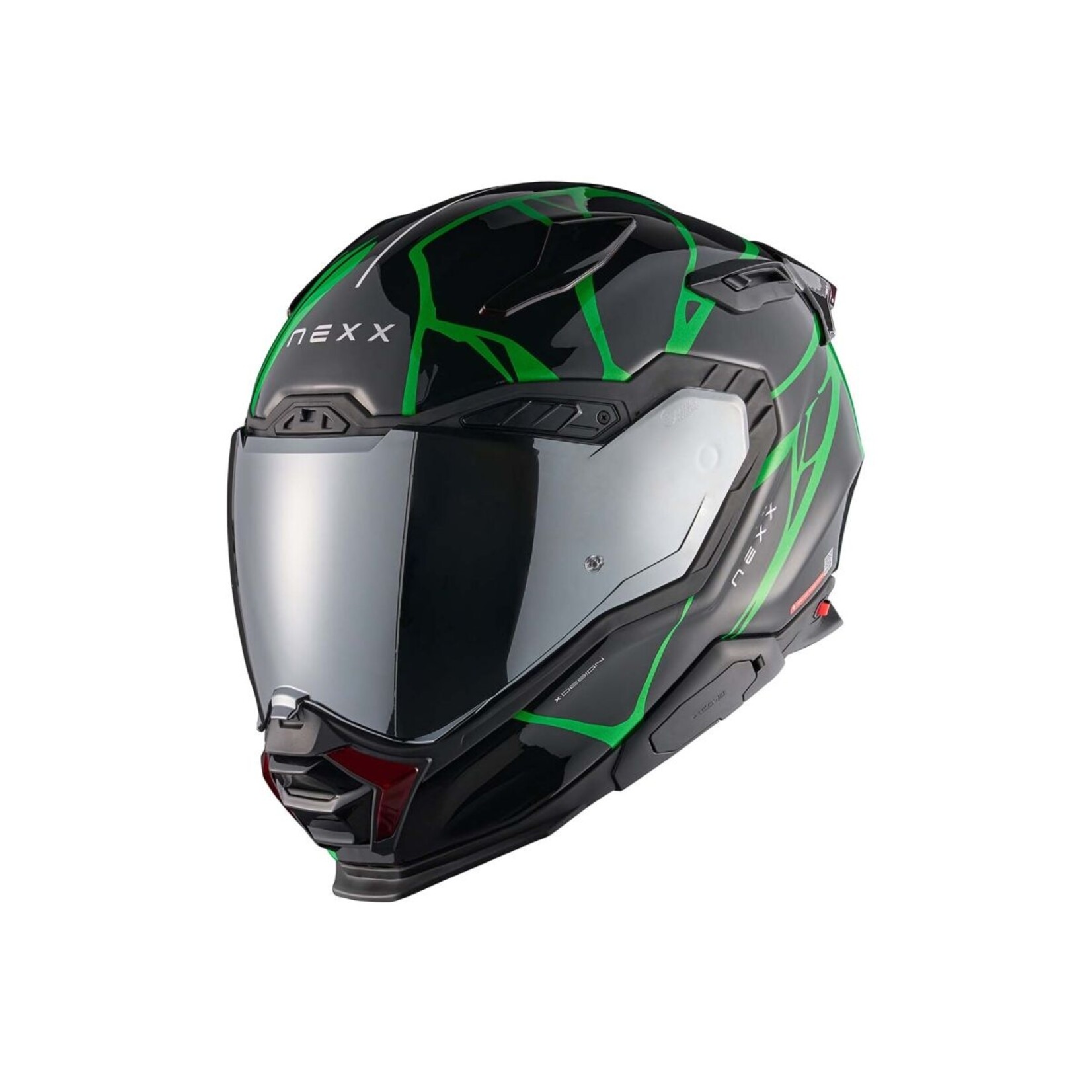 Nexx NEXX Helmet X.WST3 B-SIDE Black/green.gloss