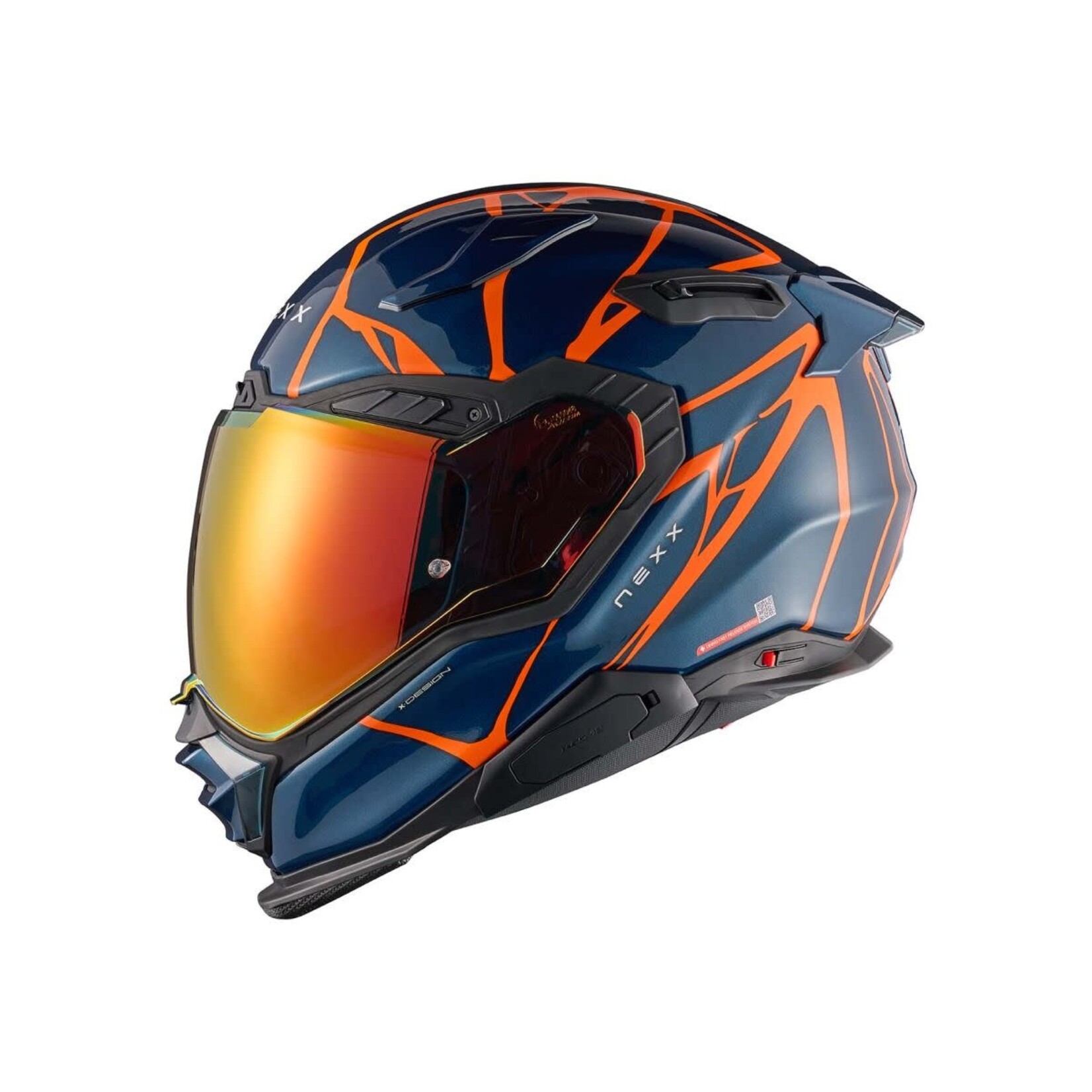Nexx NEXX Helmet X.WST3 B-SIDE Blue.Teal/orange.gloss