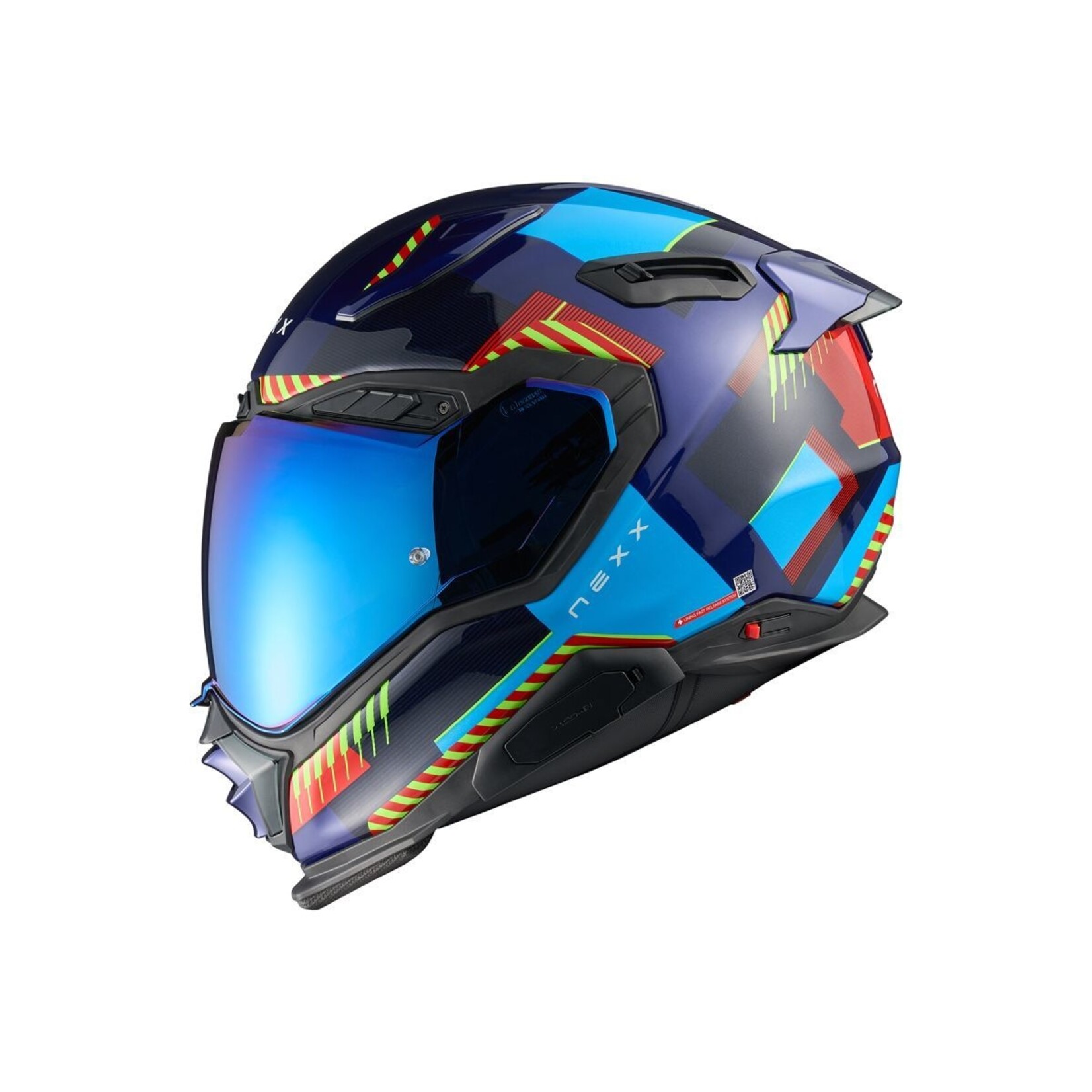 Nexx NEXX Helmet X.WST3 FLUENCE Blue.Red