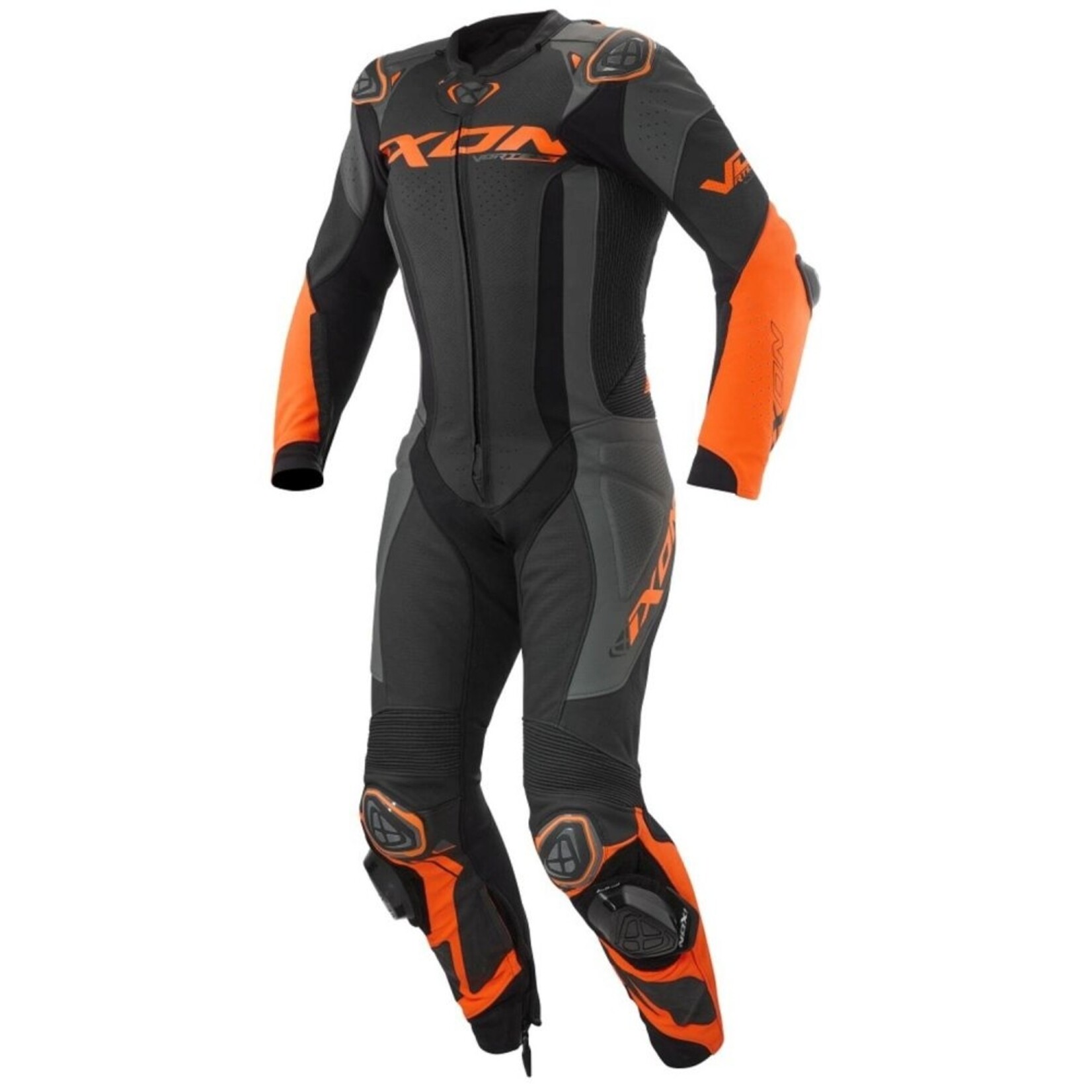 Ixon Ixon combi leather 1pc vortex 3 black/anthracite/orange
