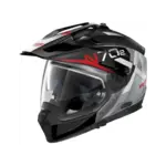 Nolan Nolan N70.2 X bungee scratched chrome (40) L