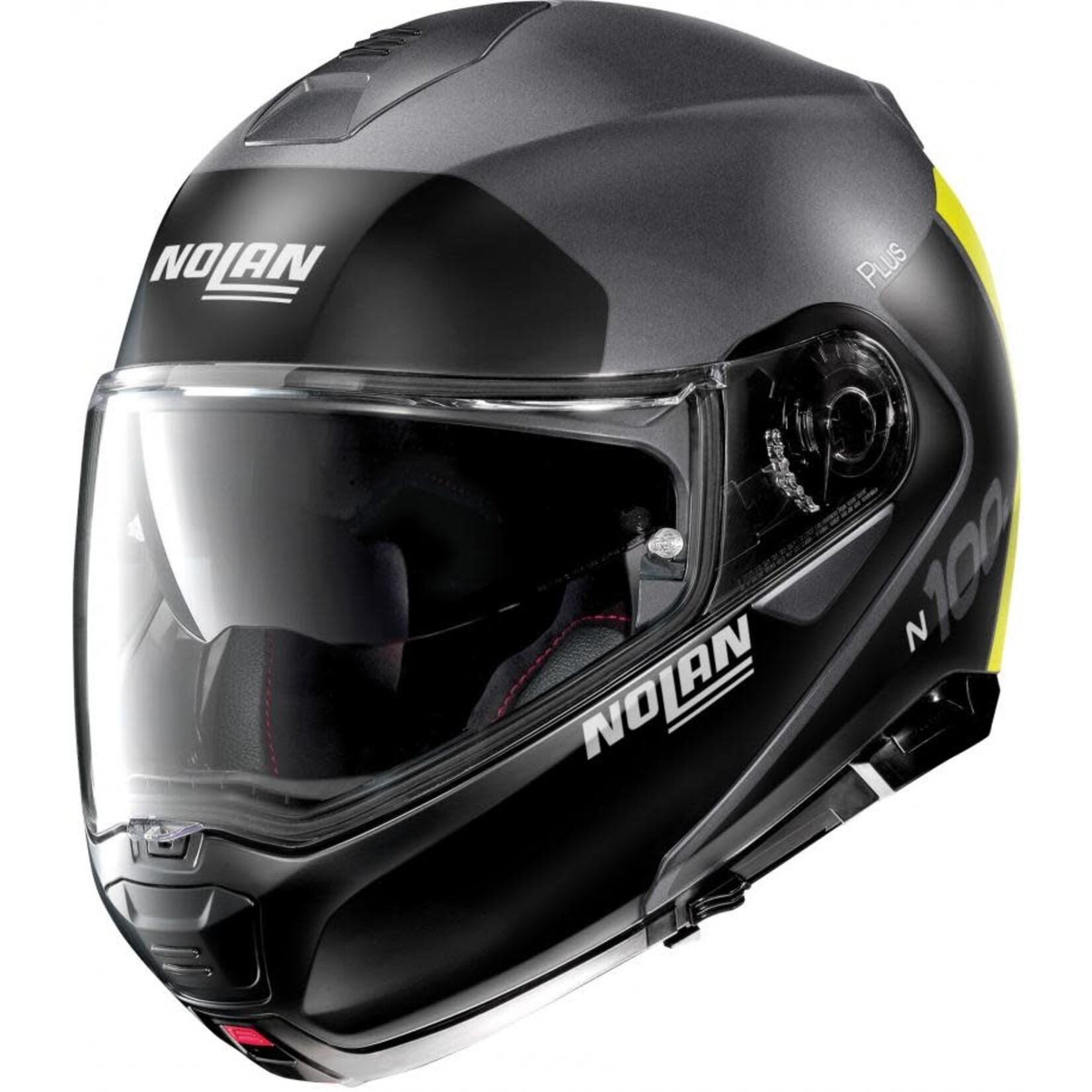 Nolan Nolan N100.5+ distinctive flat lava grey/fluo yell. (25) M