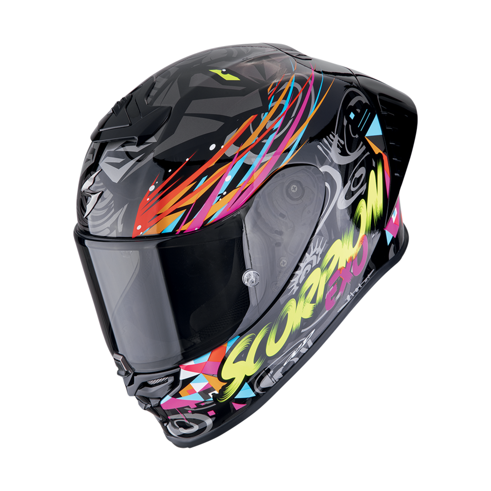 Scorpion Scorpion helmet EXO-R1 EVO II AIR SAVAGE black/blue/pink