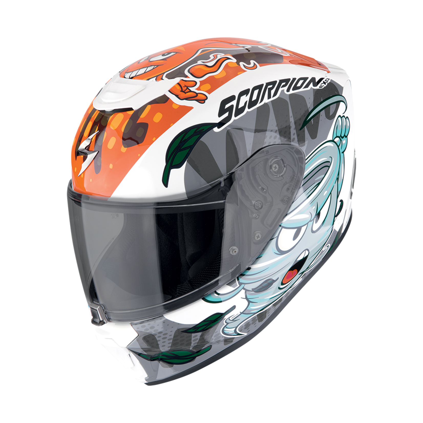Scorpion Scorpion helmet EXO-JNR AIR The4elements white/blue/orange