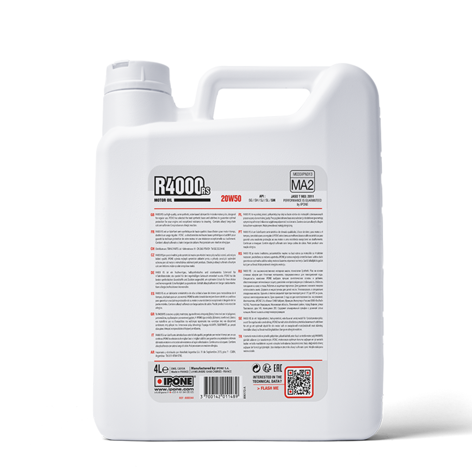 IPONE IPONE R4000 RS 20W50 - 4L
