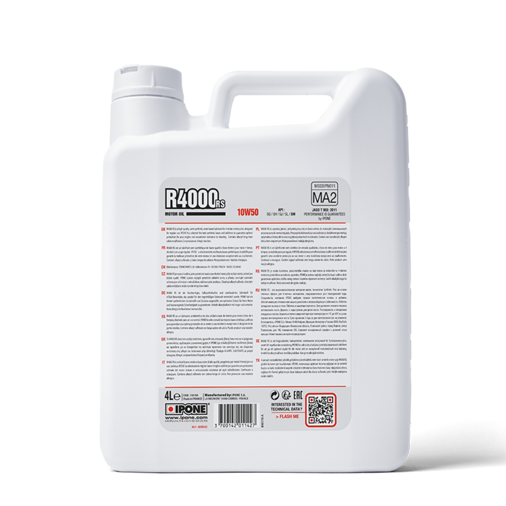 IPONE IPONE R4000 RS 10W50 - 4L