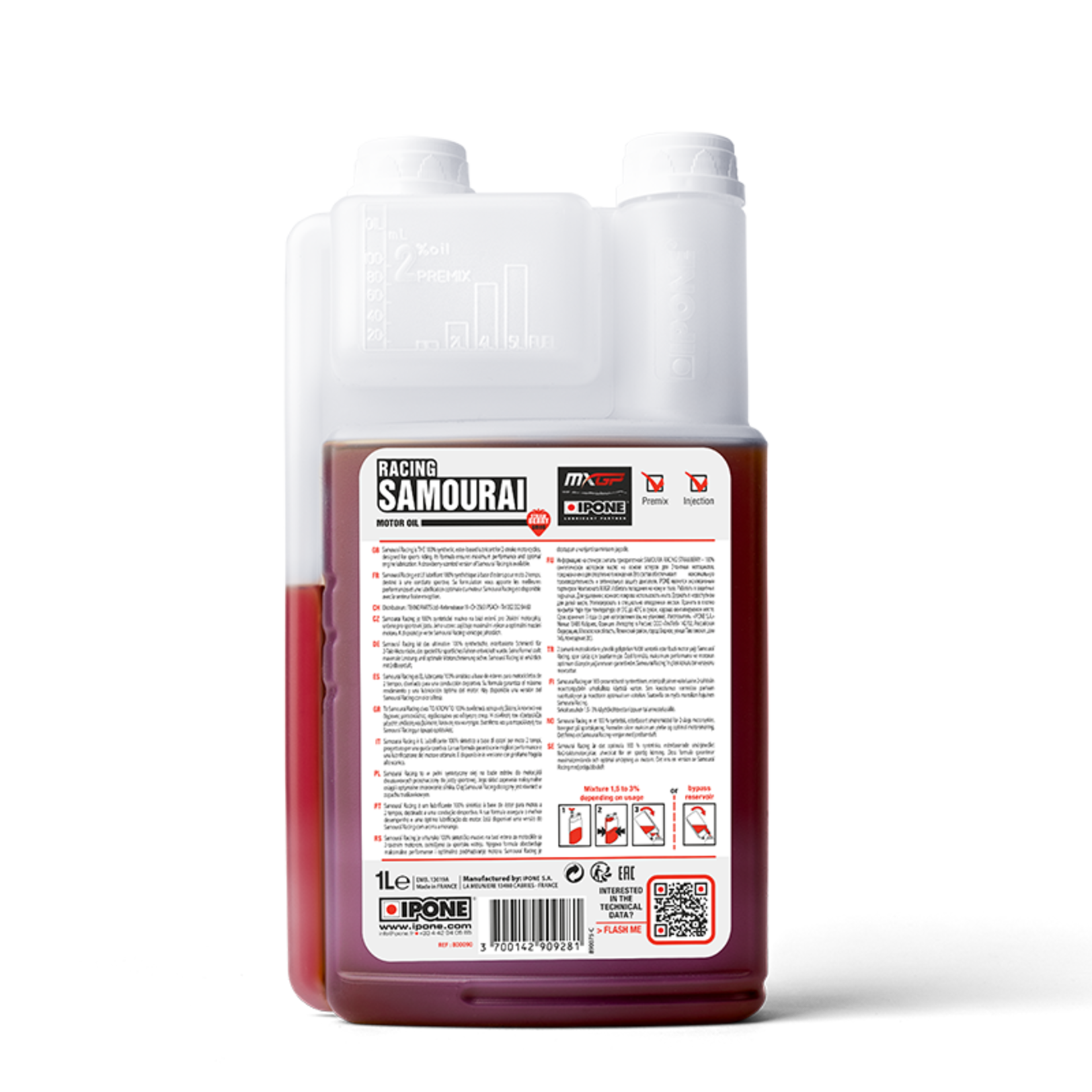 IPONE IPONE SAMOURAI RACING FRAISE - 1L