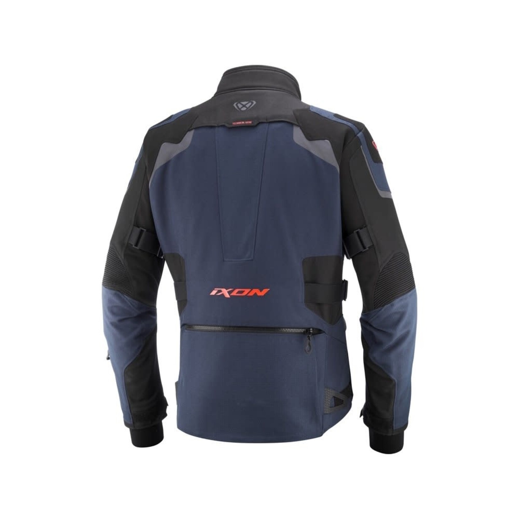 Ixon Ixon jacket textile odin navy/black/red.fluo