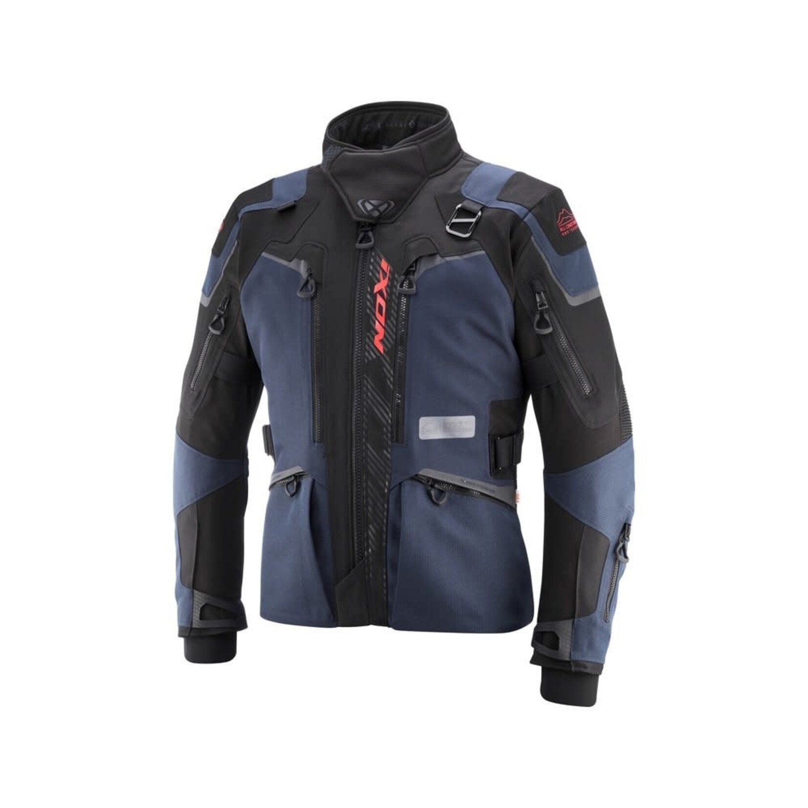 Ixon Ixon jacket textile ODIN navy/Black/Red Fluo