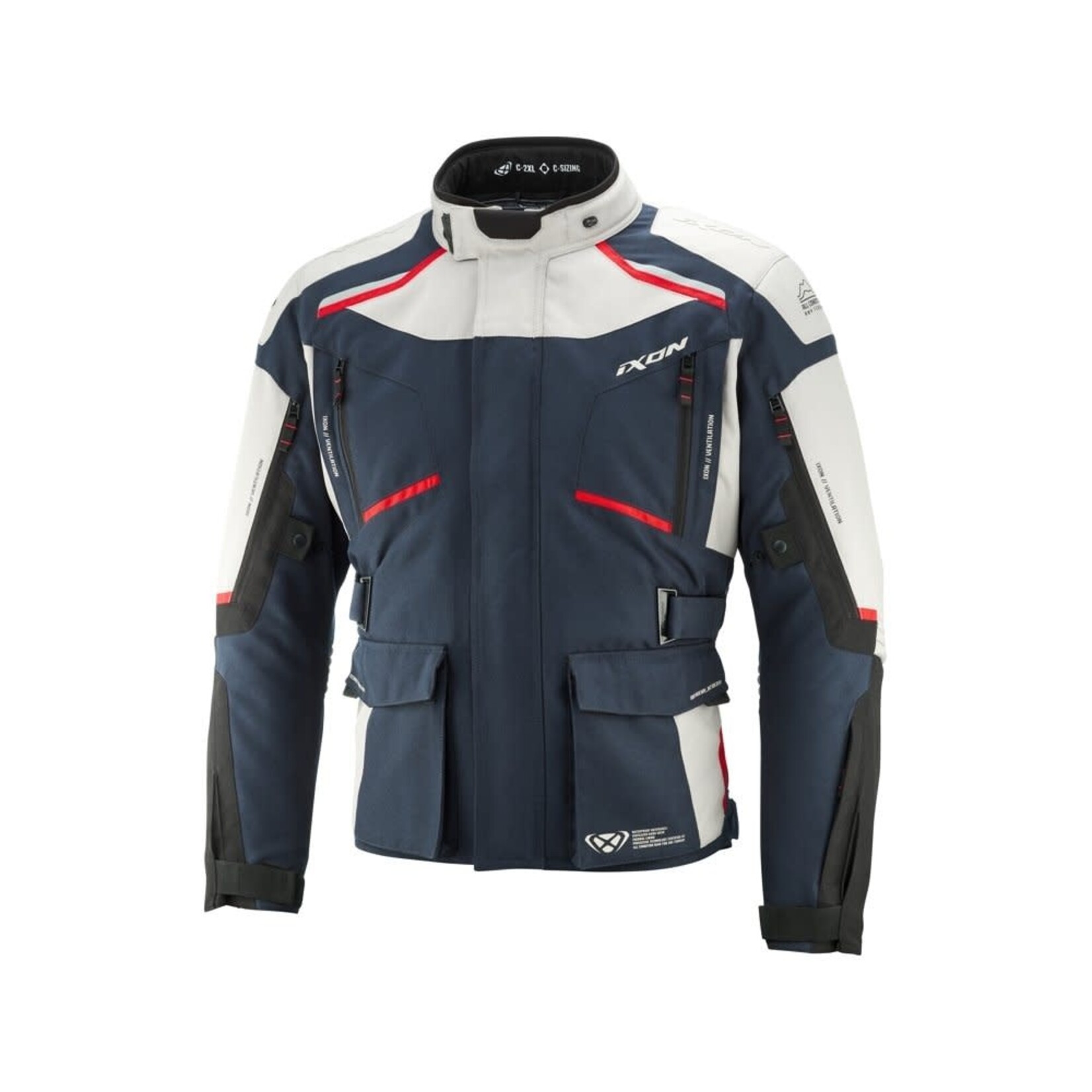 Ixon Ixon Jacket Textile MIDGARD C grege/navy/Black