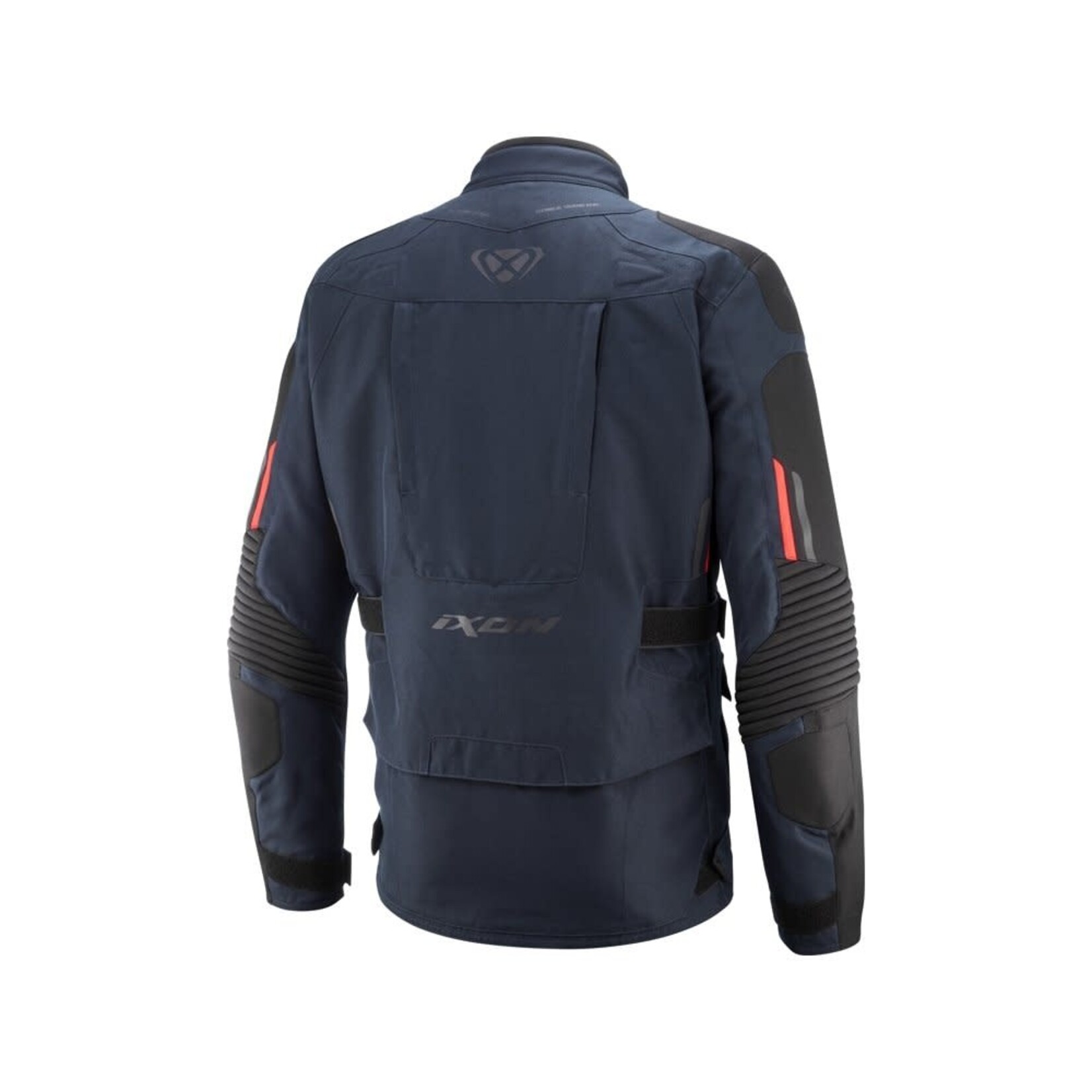 Ixon Ixon Jacket Textile MIDGARD navy/Fluo Red