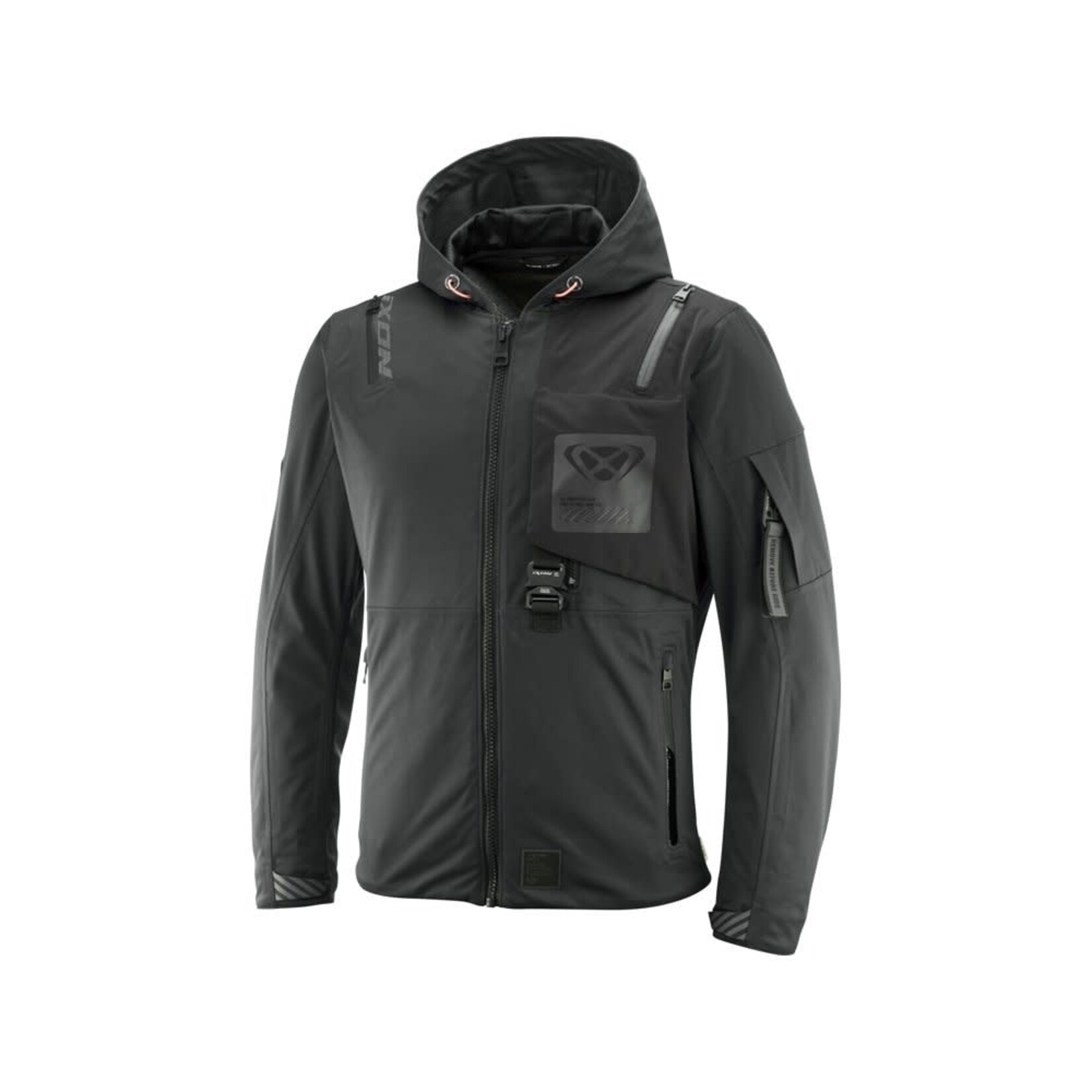 Ixon Ixon jacket textile m-quarter anthracite/black