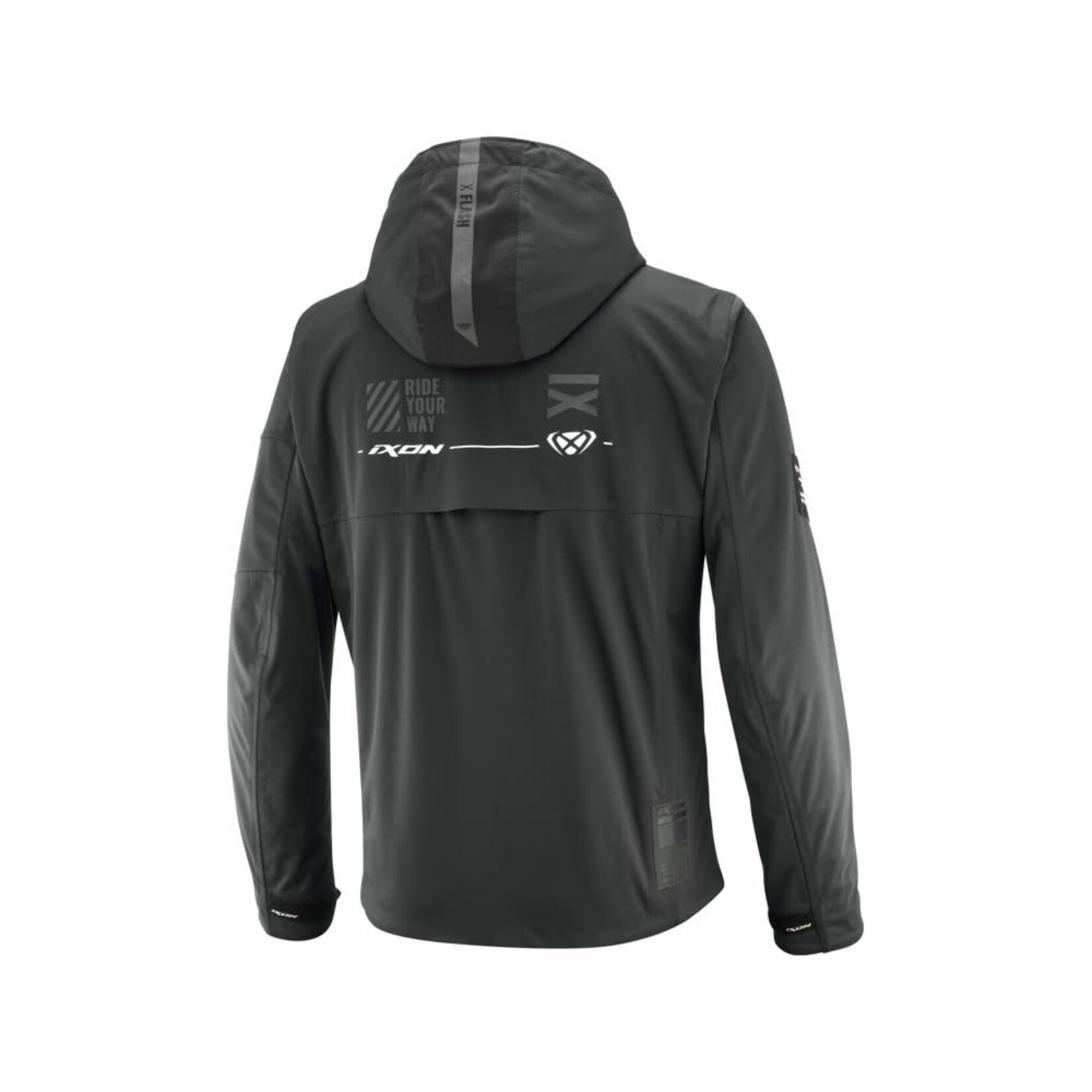 Ixon Ixon jacket textile m-quarter anthracite/black