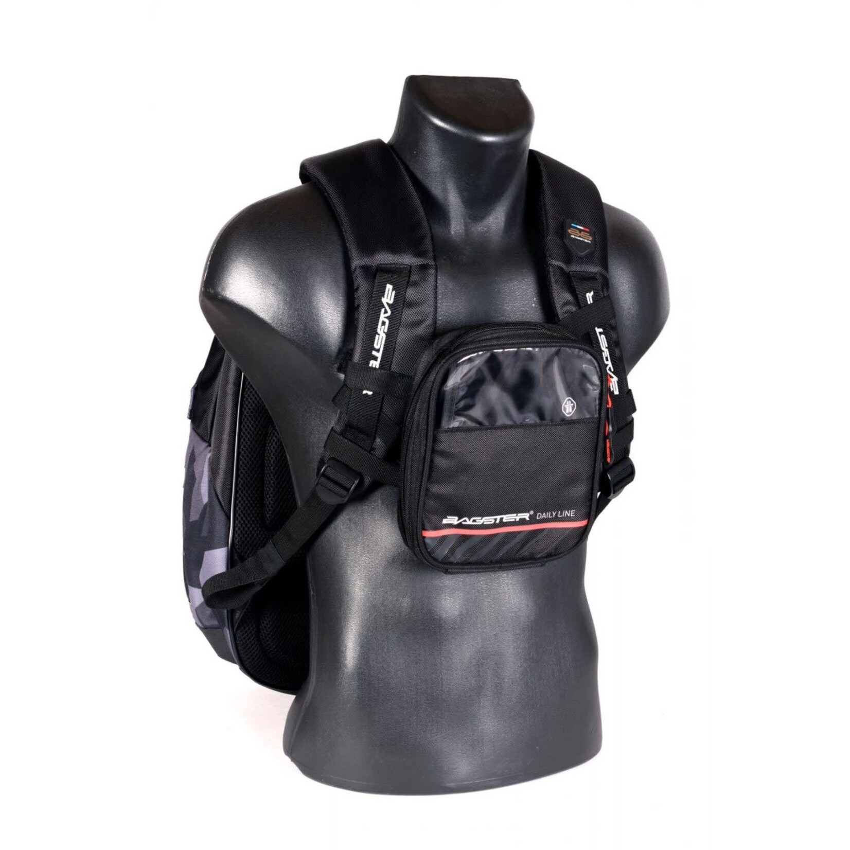 Bagster Bagster luggage leg/chest bag d-line grip black