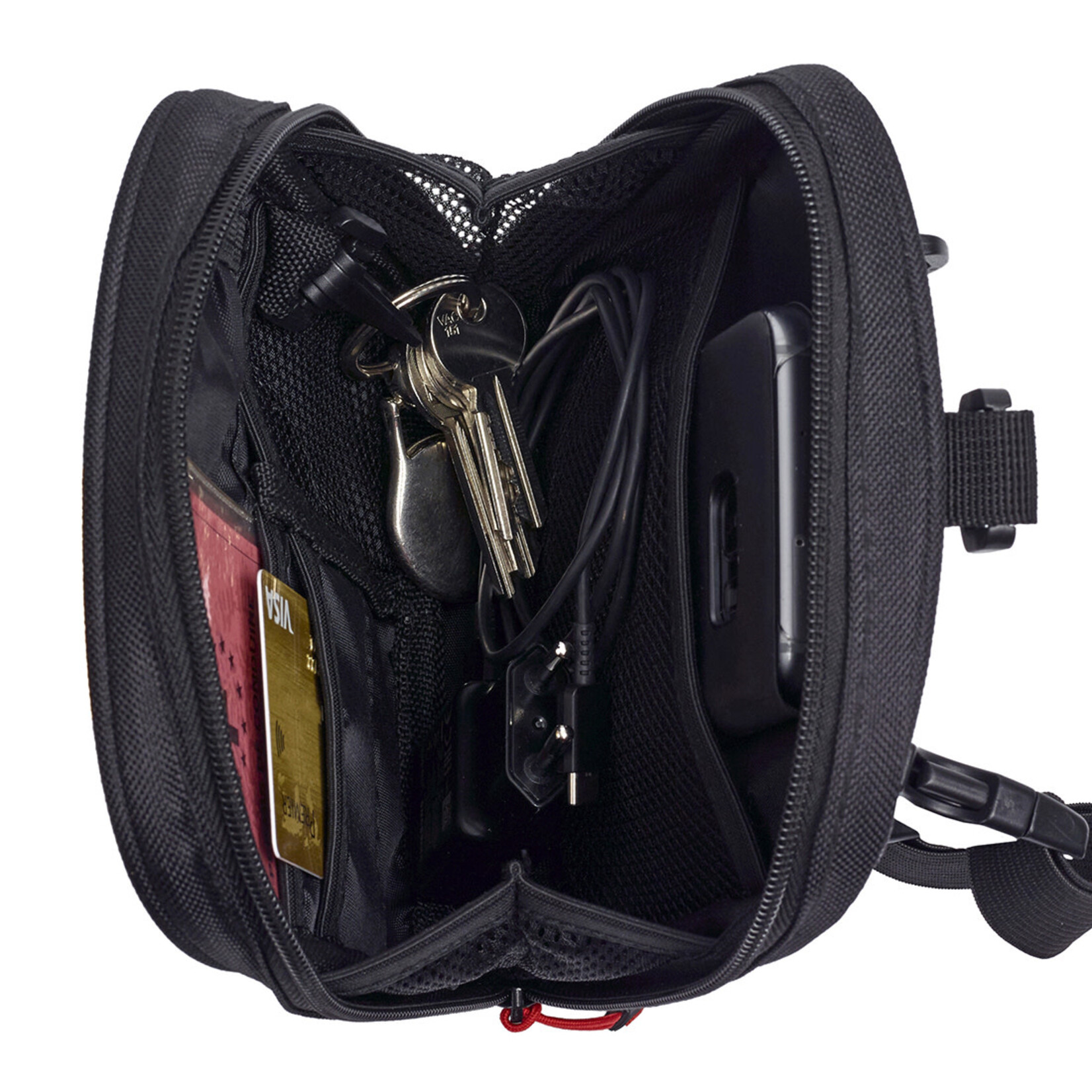 Bagster Bagster luggage leg/chest bag d-line grip black