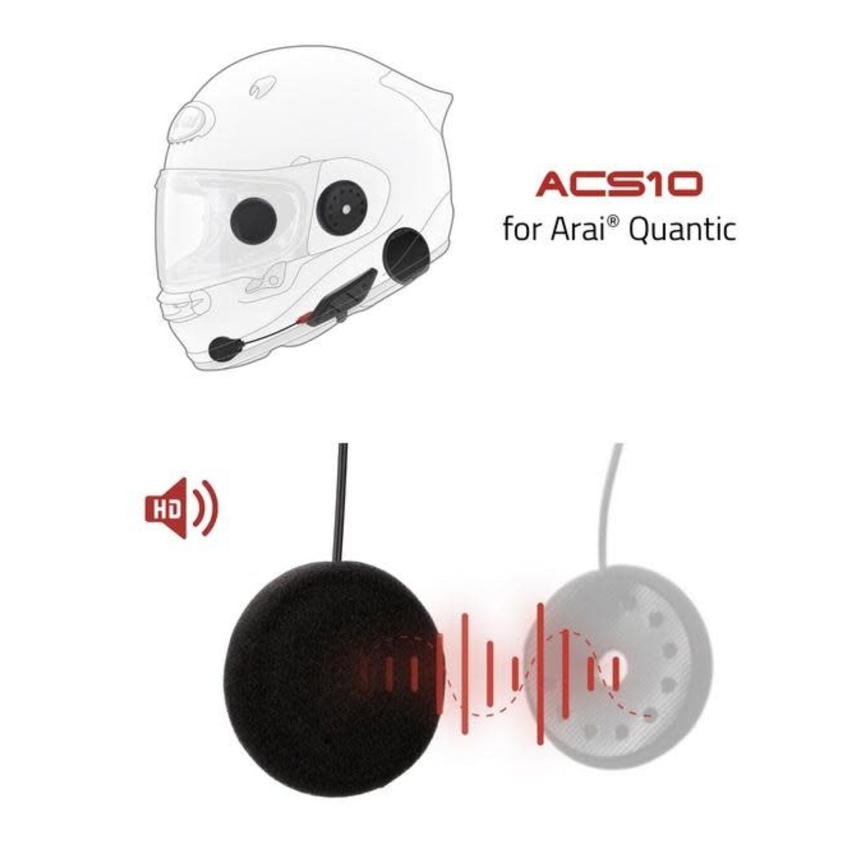 Sena Sena system acs10 arai (Quantic/RX-7V/RX-7V EVO)