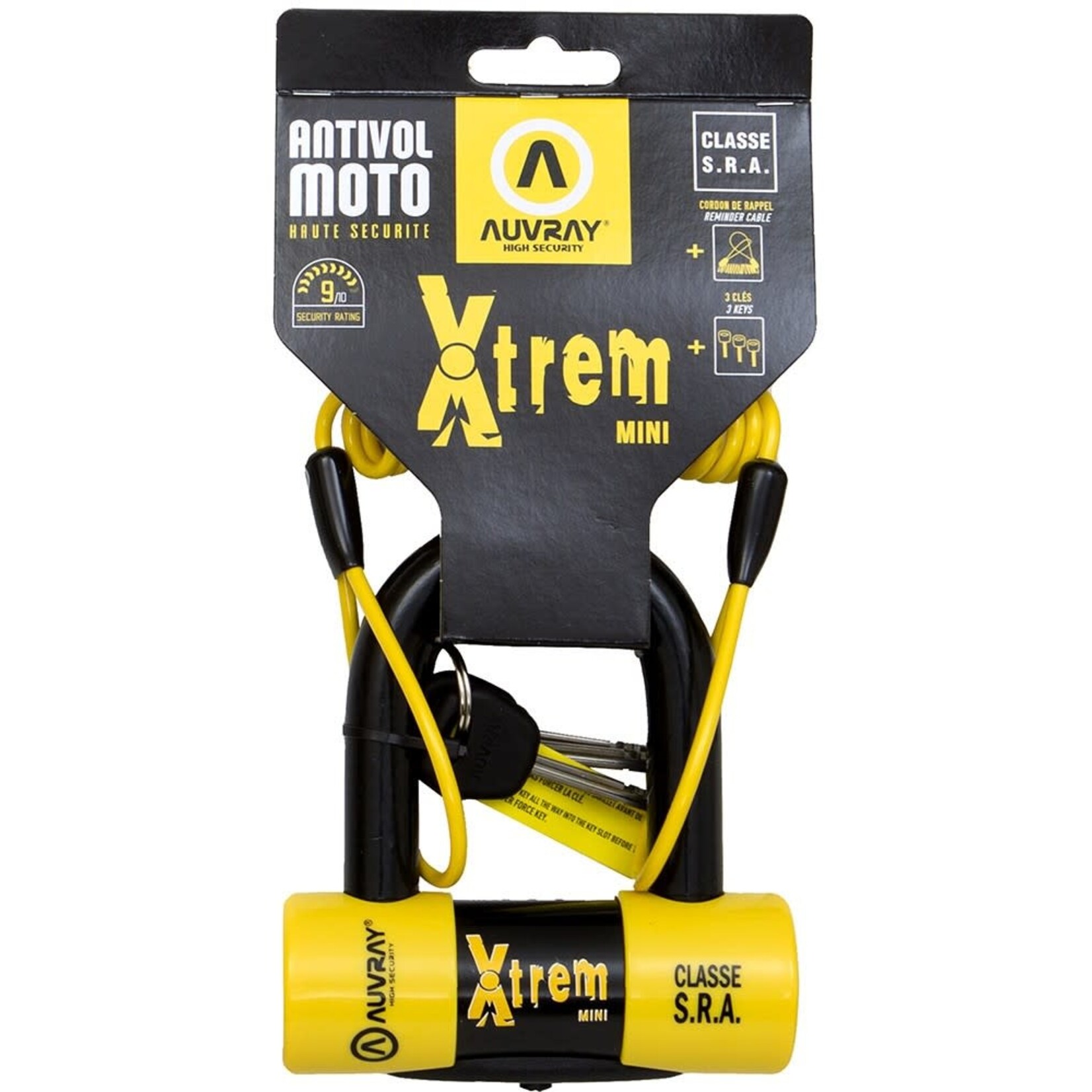 Auvray Auvray disc lock xtrem mini SRA dia 16mm lock reminder
