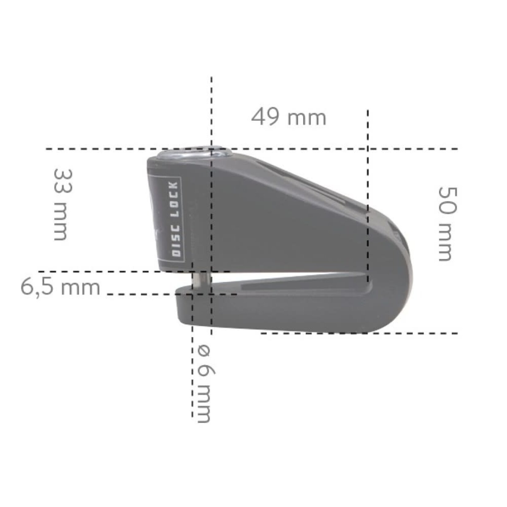 Auvray Auvray disc lock DK06 dia 6mm black
