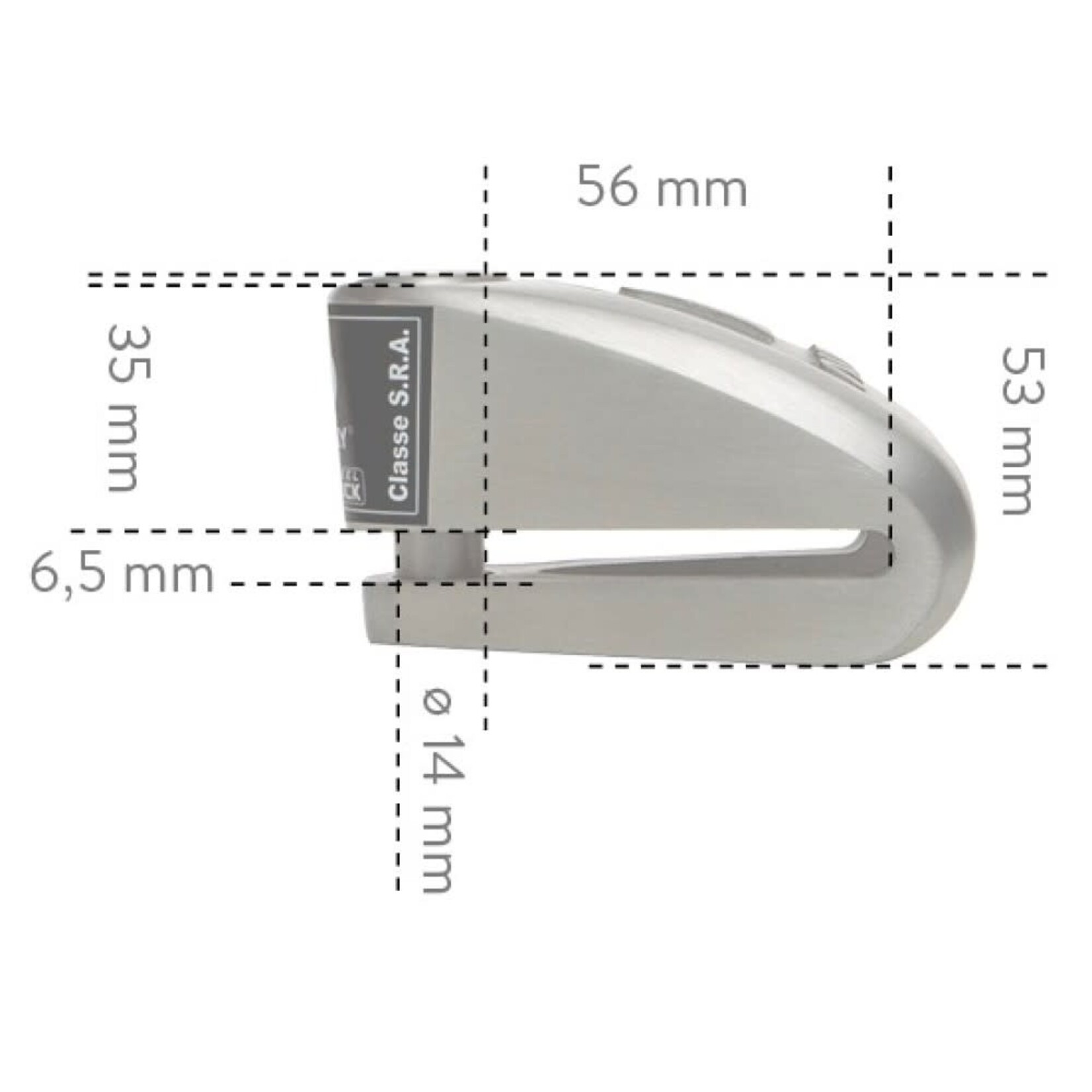 Auvray Auvray disc lock dk-14 SRA dia 14mm