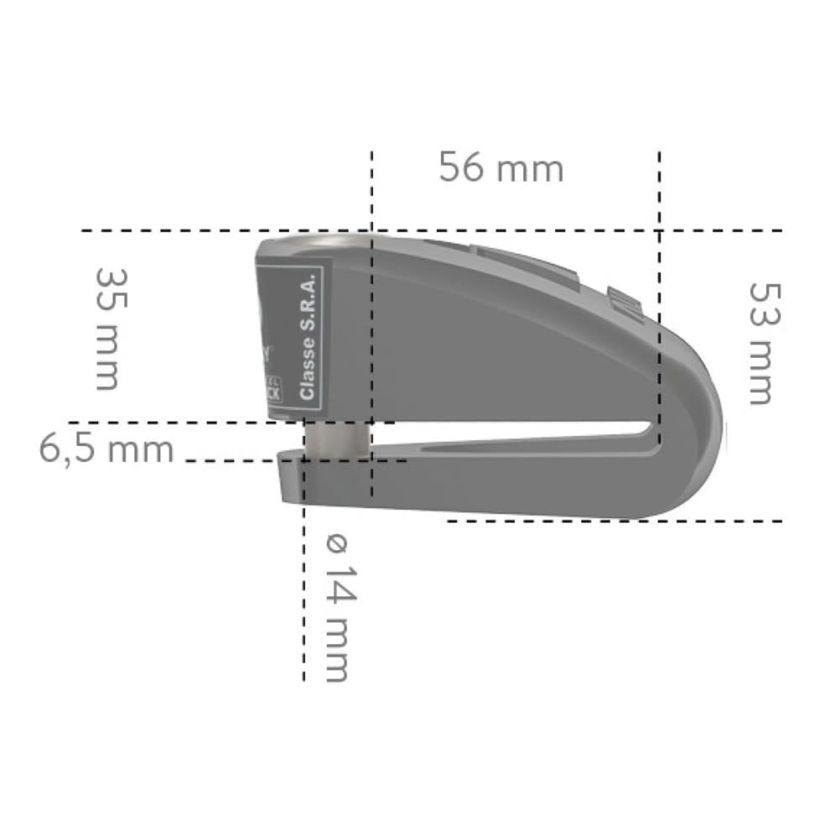 Auvray Auvray disc lock dk-14 SRA dia 14mm