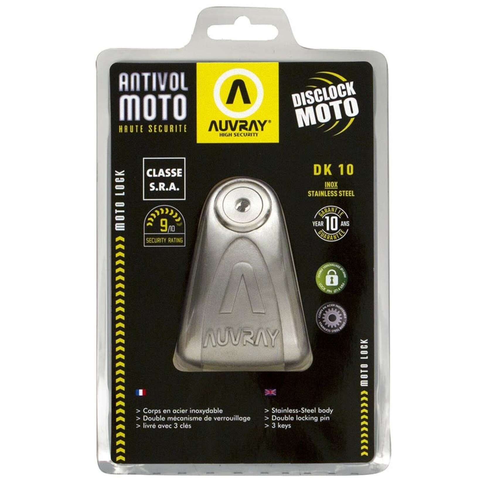Auvray Auvray disc lock dk-10 SRA dia 10mm