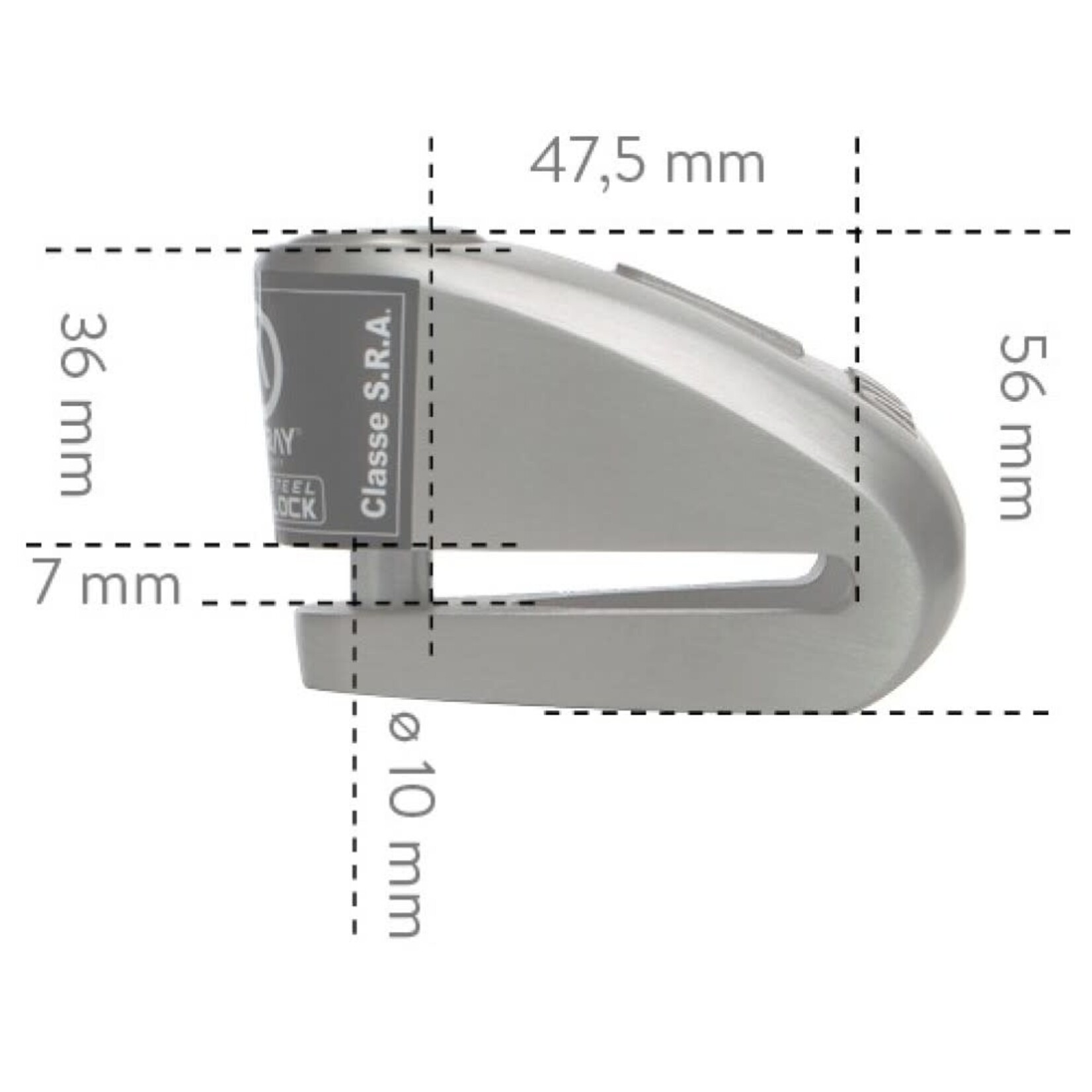 Auvray Auvray disc lock dk-10 SRA dia 10mm