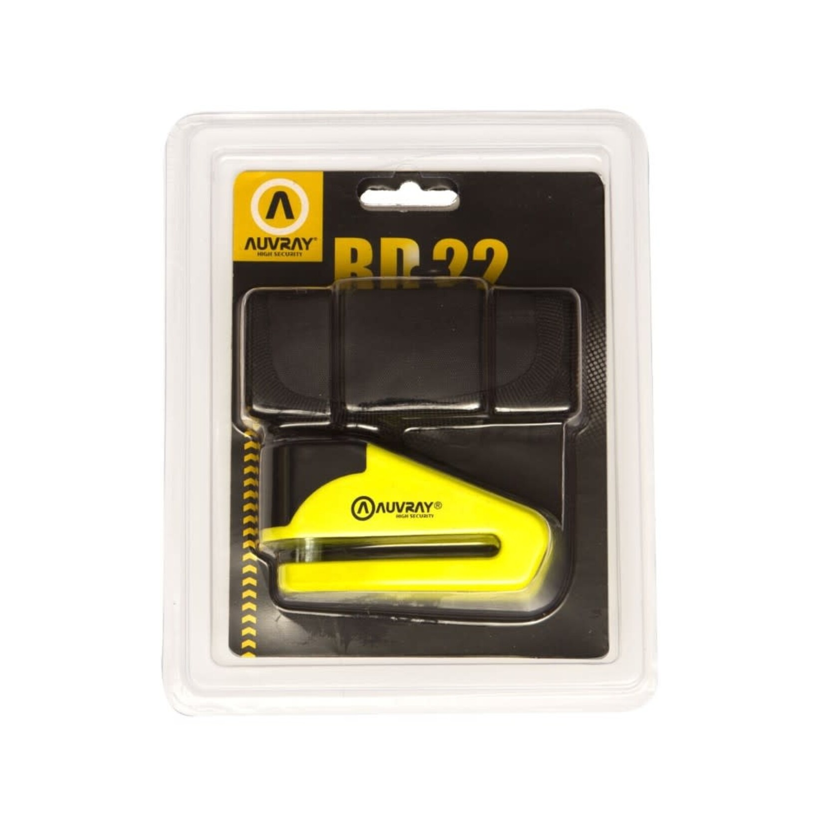 Auvray Auvray disc lock bd 22 scooter dia 10mm yellow/black