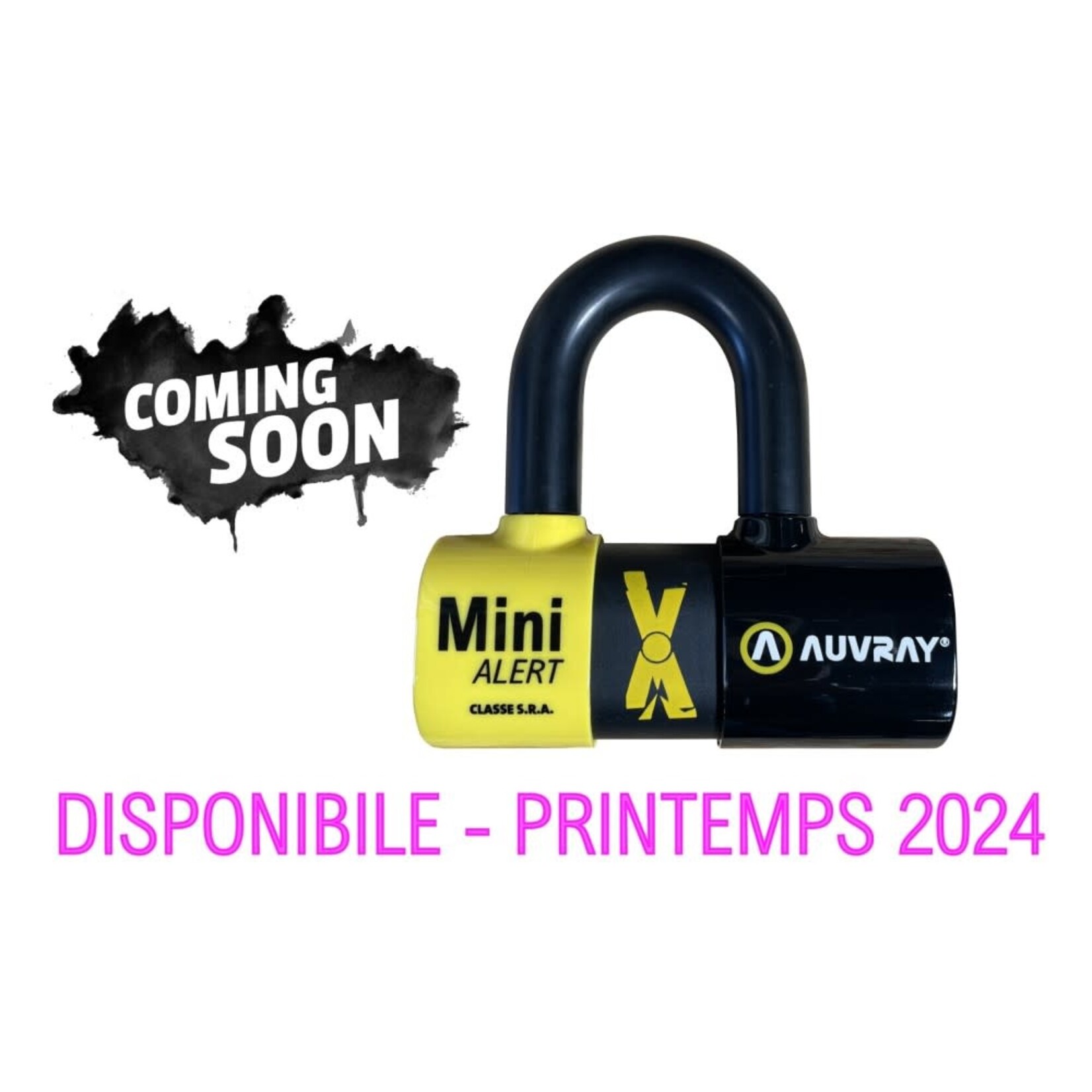 Auvray Auvray disc lock alarm xtrem mini alert SRA dia 16mm lock reminder
