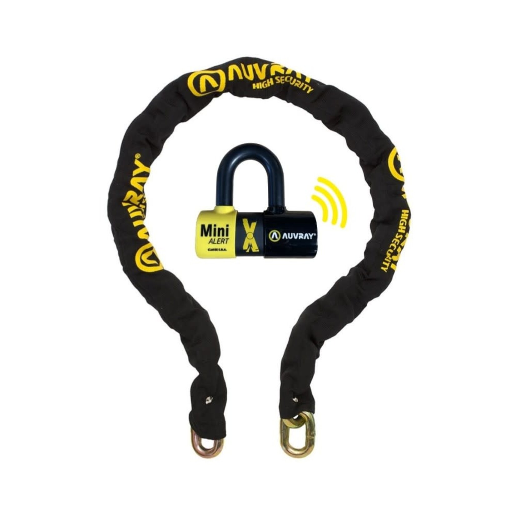 Auvray Auvray chain alarm xtrem dia 13,5 mm SRA / disc lock xtrem mini alert dia 16 mm