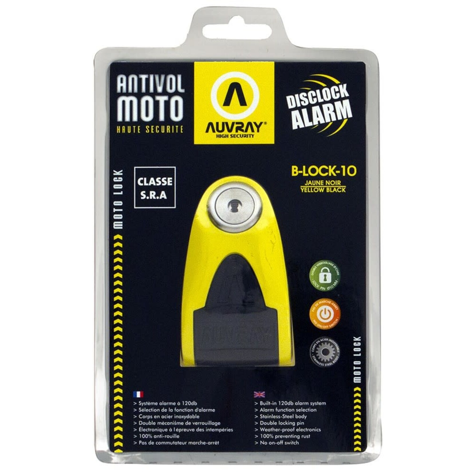 Auvray Auvray disc lock alarm b-lock 10 SRA dia 10mm