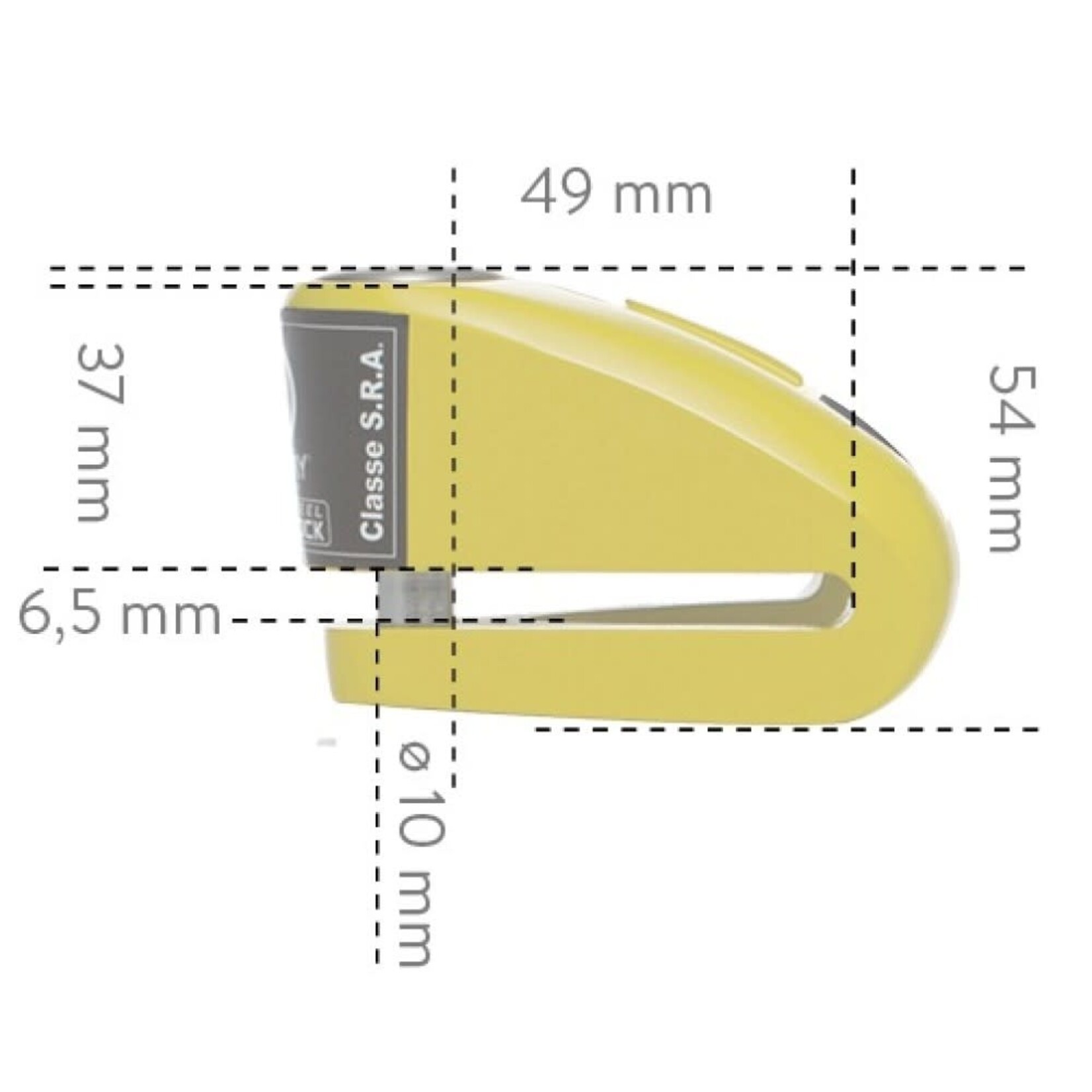Auvray Auvray disc lock alarm b-lock 10 SRA dia 10mm
