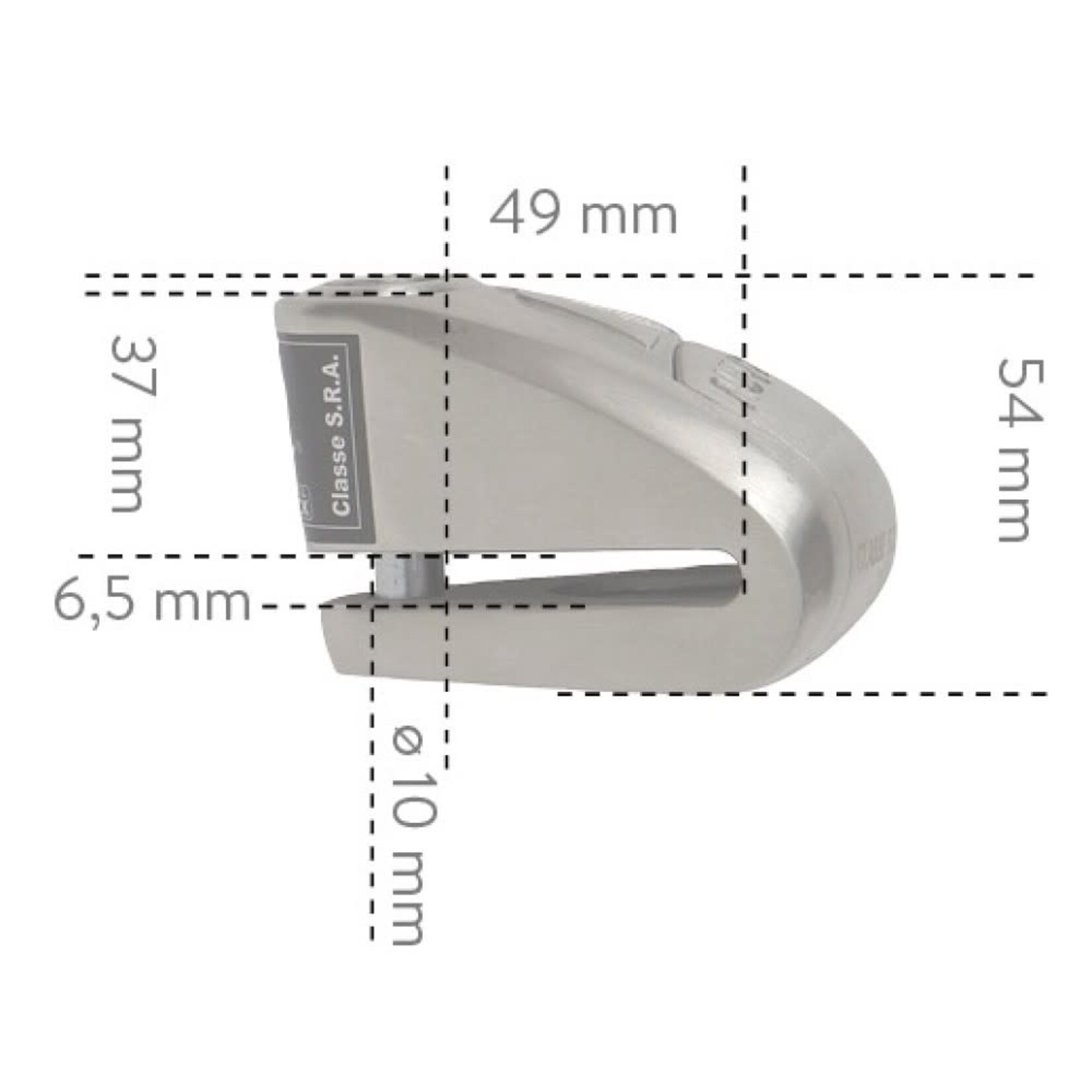 Auvray Auvray disc lock alarm b-lock 10 SRA dia 10mm